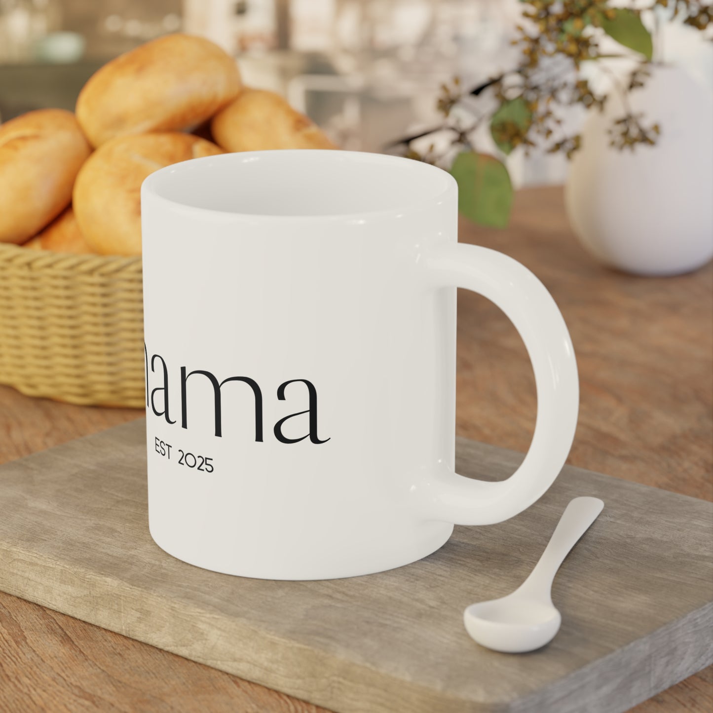 Ceramic Mug- Mama Est 2025