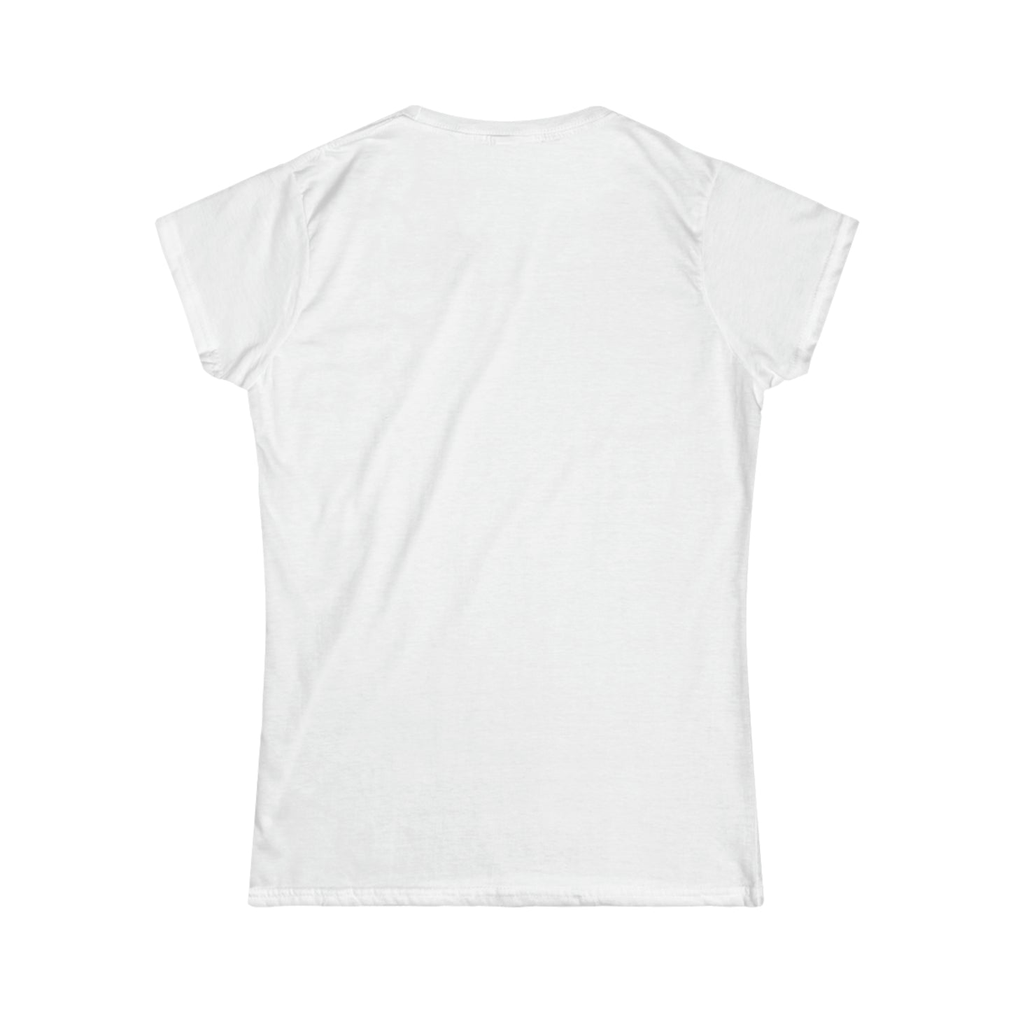 Women's Softstyle Tee- Funny cat in red wine
