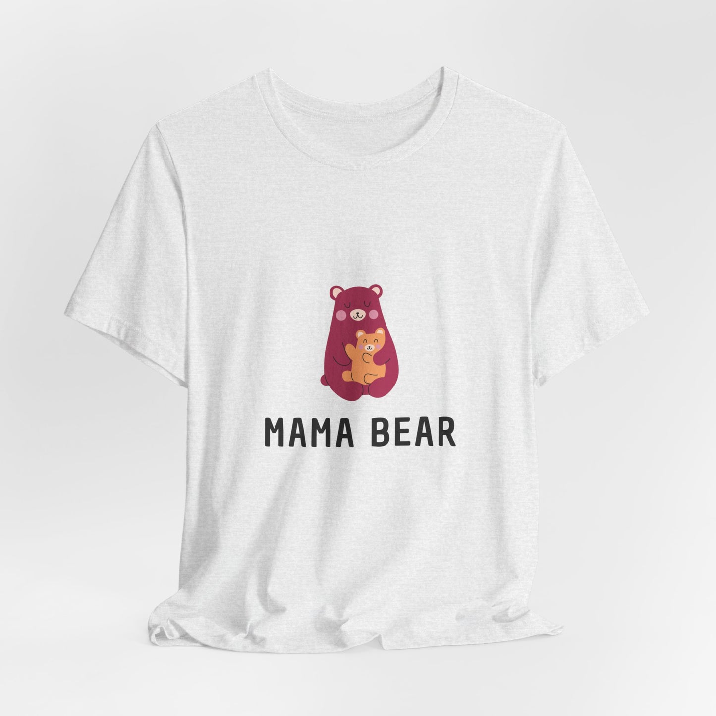 Unisex Jersey Short Sleeve Tee- Pink Mama Bear