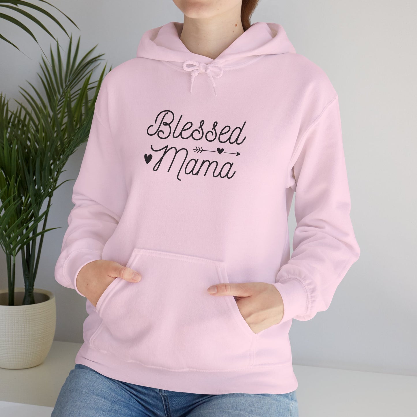 Unisex Hooded Sweatshirt- Blessed Mama