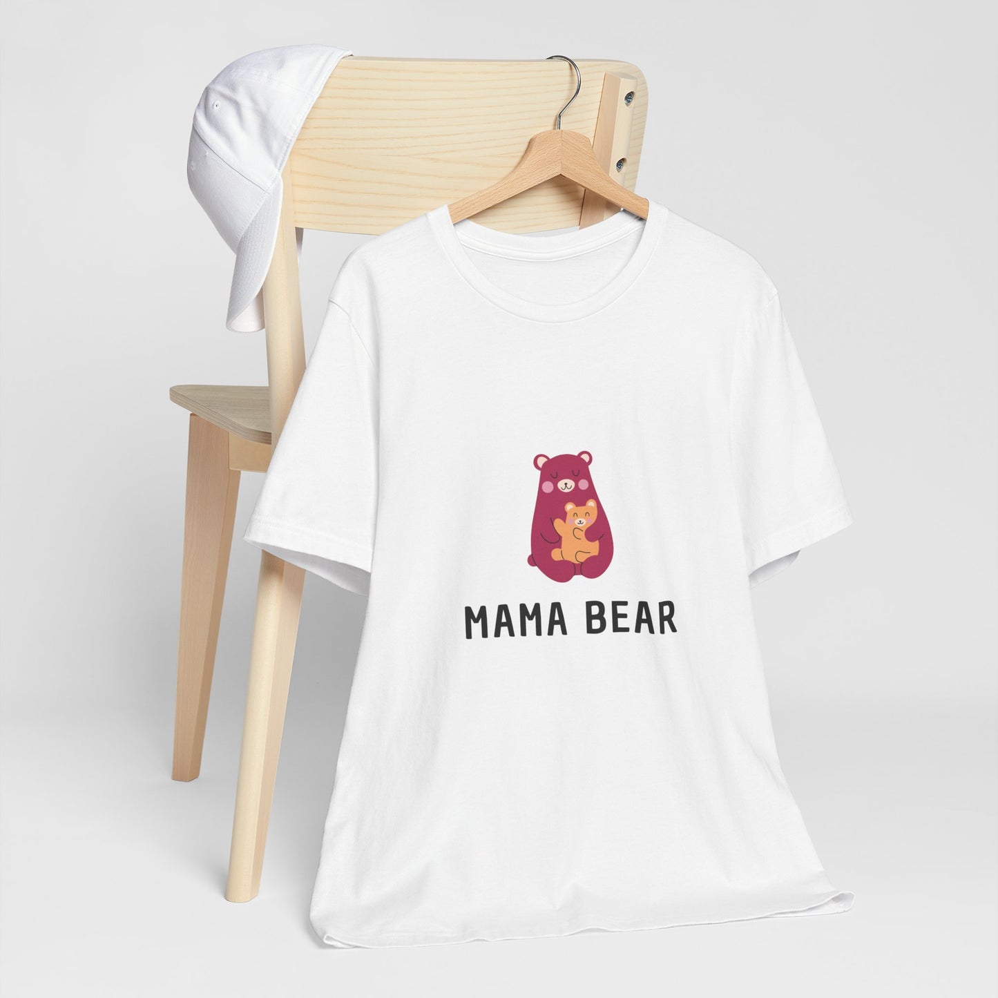 Unisex Jersey Short Sleeve Tee- Pink Mama Bear
