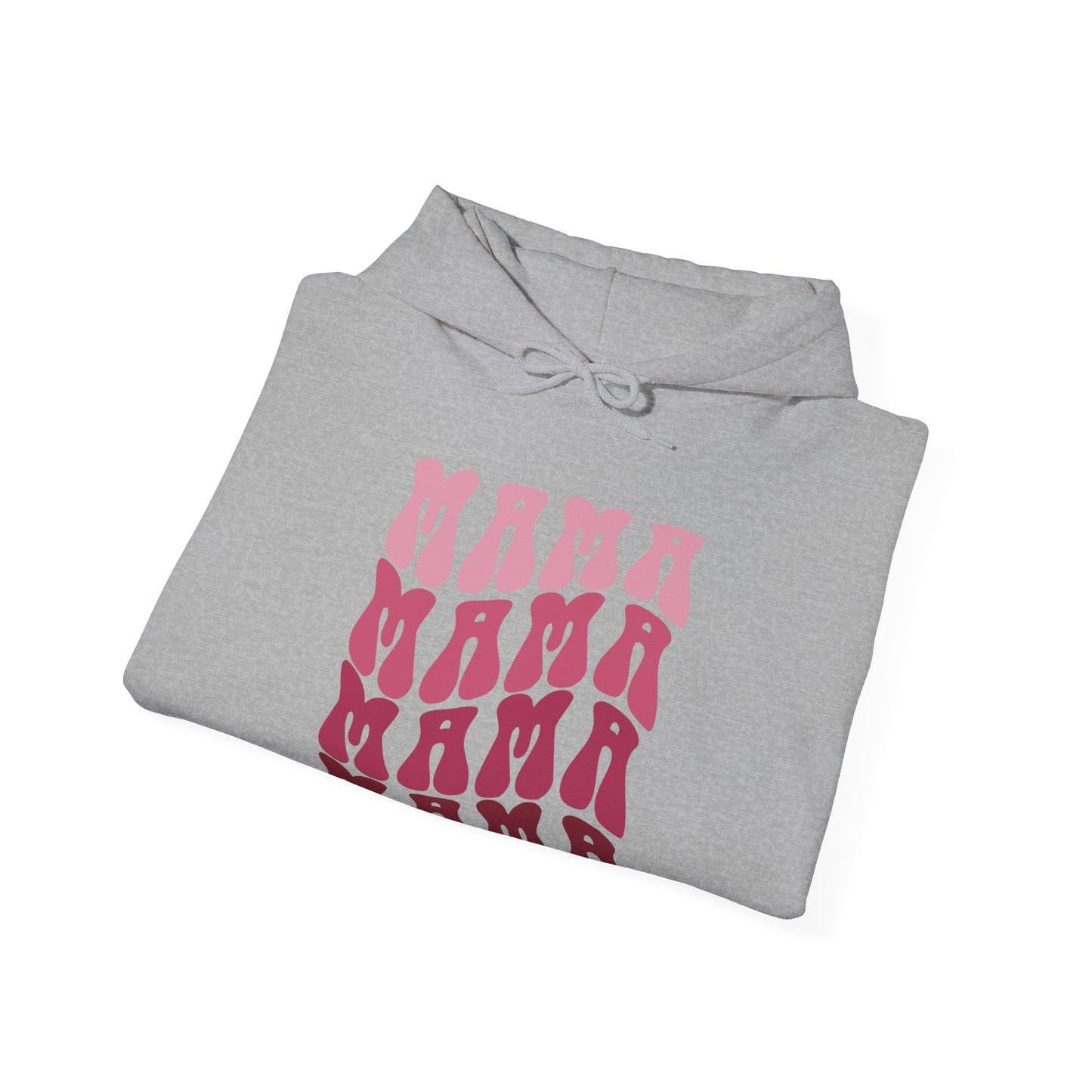 Unisex Hooded Sweatshirt- Mama print in pink