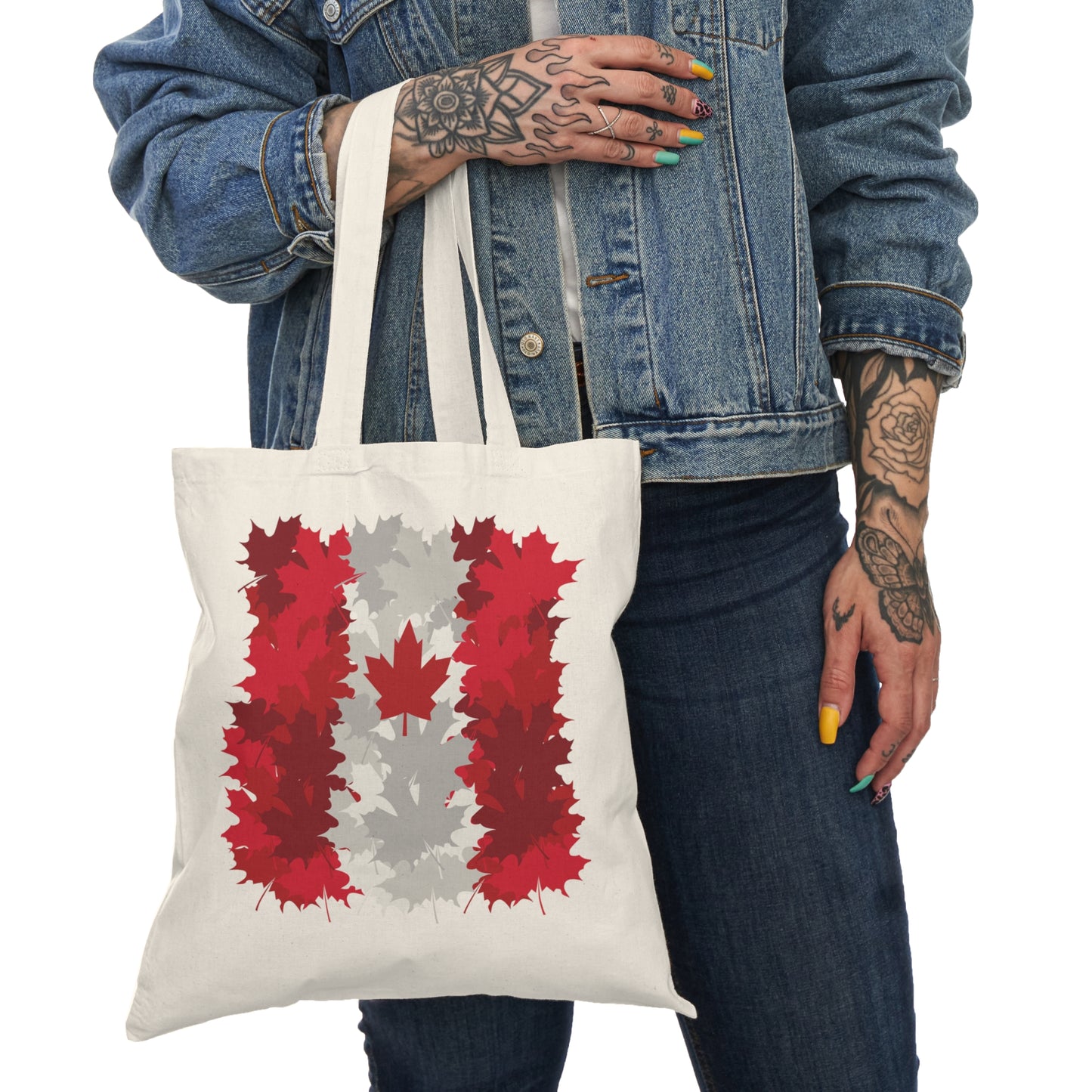 Canadian Flag Tote Bag