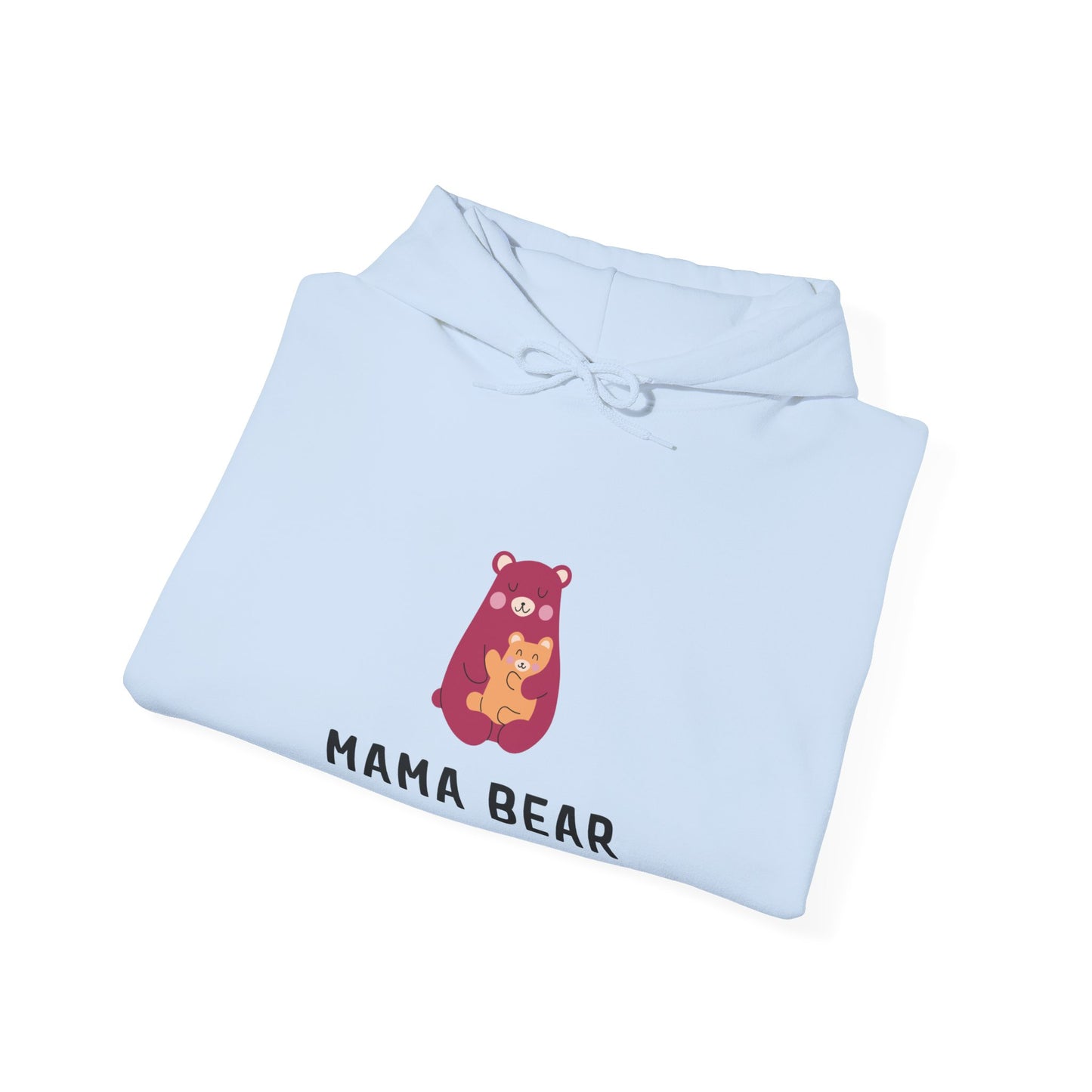 Unisex Hooded Sweatshirt- Pink Mama Bear