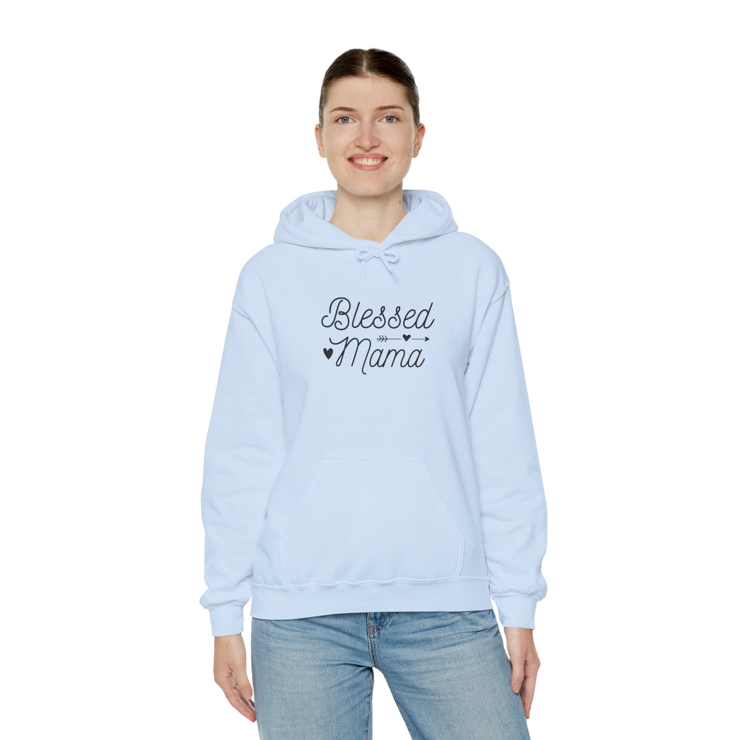 Unisex Hooded Sweatshirt- Blessed Mama