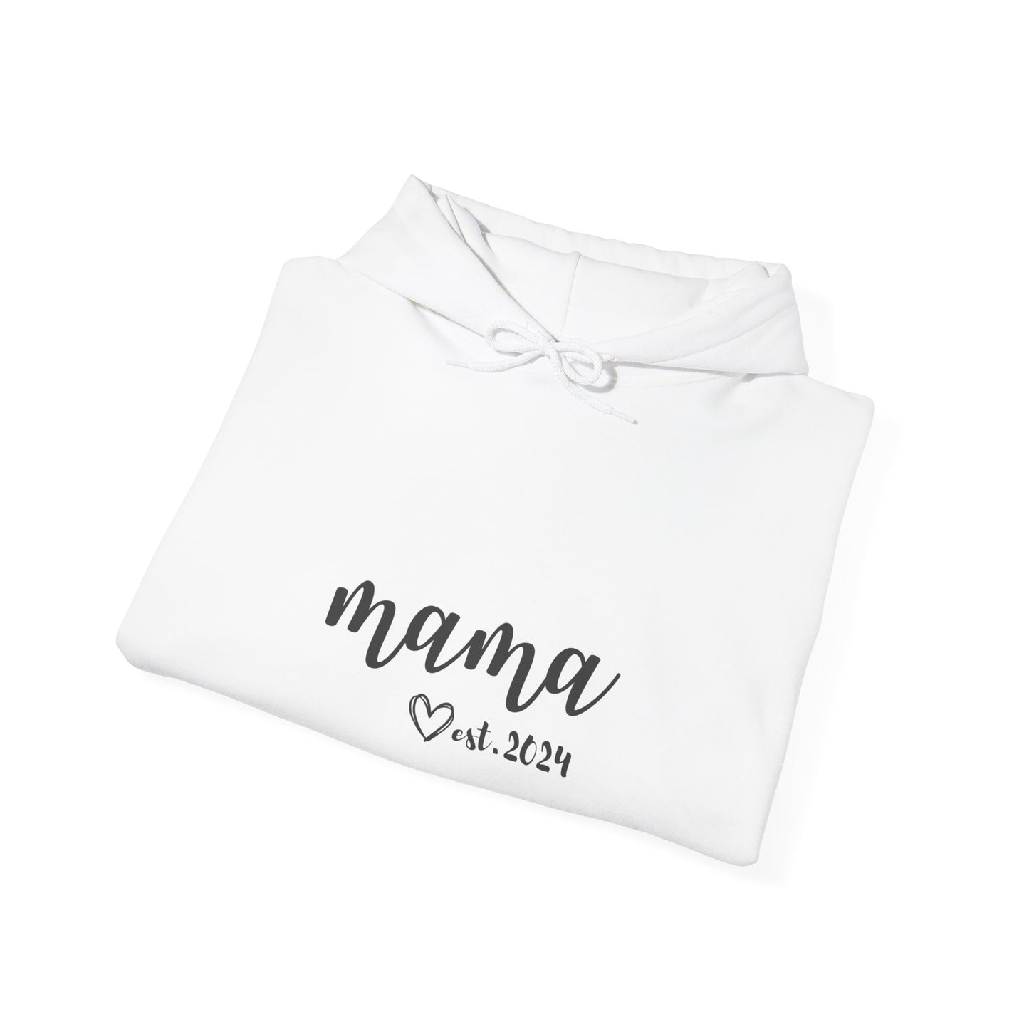 Unisex Hooded Sweatshirt- MAMA EST 2024