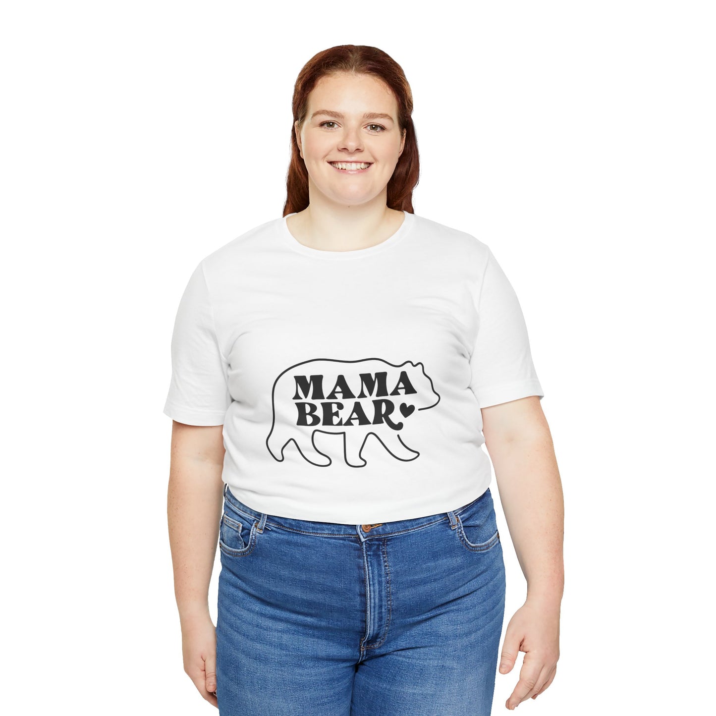 Unisex Jersey Short Sleeve Tee- Mama-bear Print