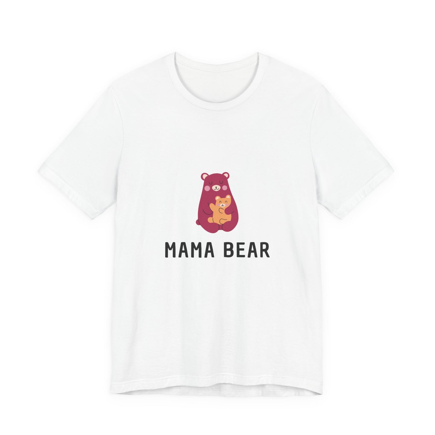 Unisex Jersey Short Sleeve Tee- Pink Mama Bear