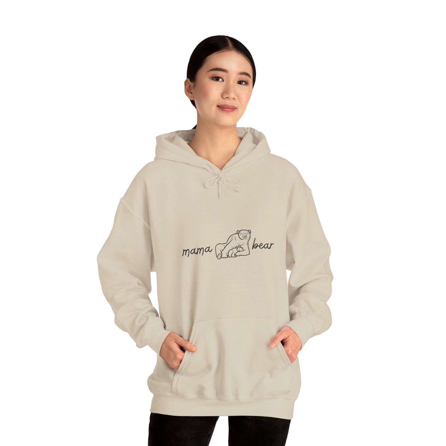 Unisex Hooded Sweatshirt- Mama Bear
