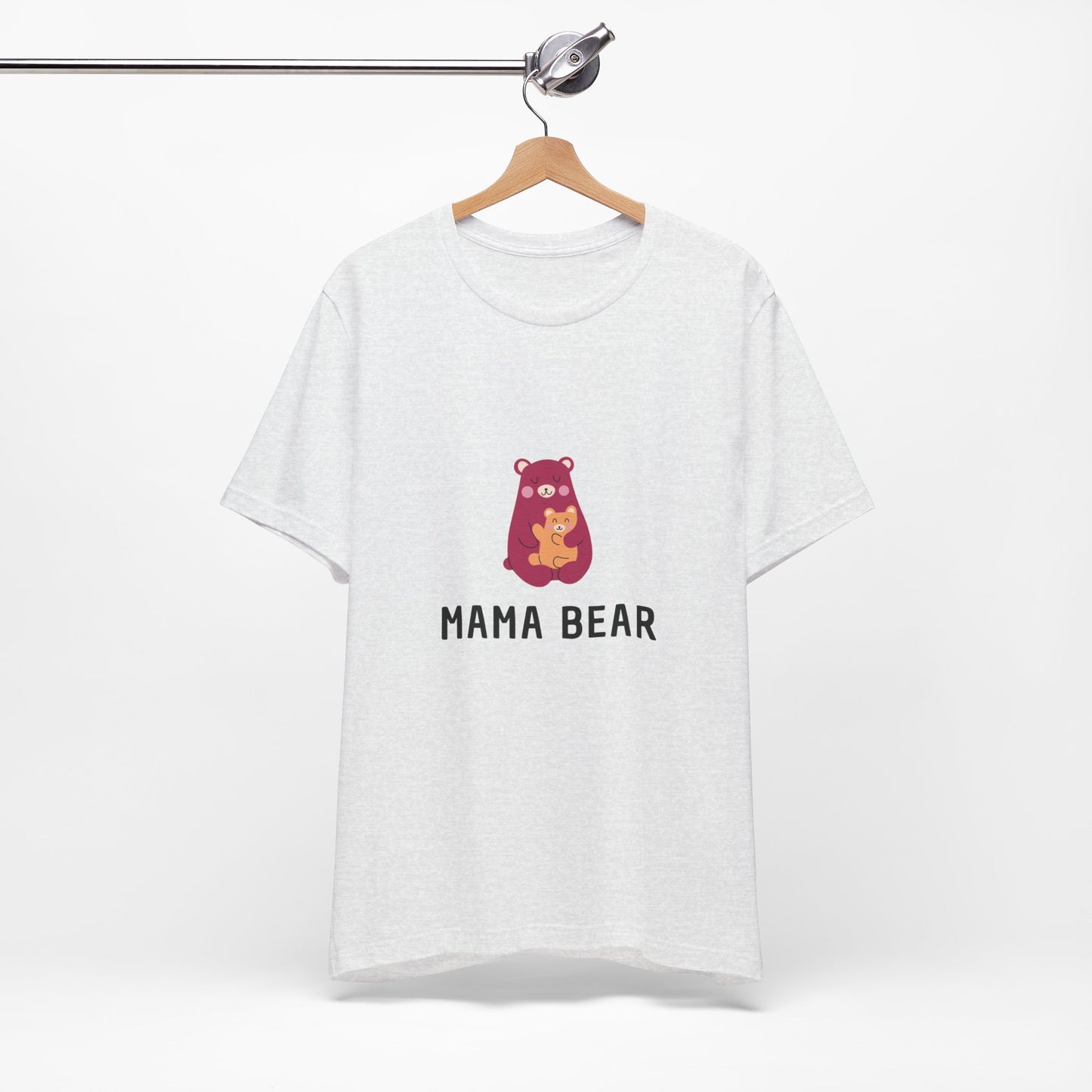 Unisex Jersey Short Sleeve Tee- Pink Mama Bear