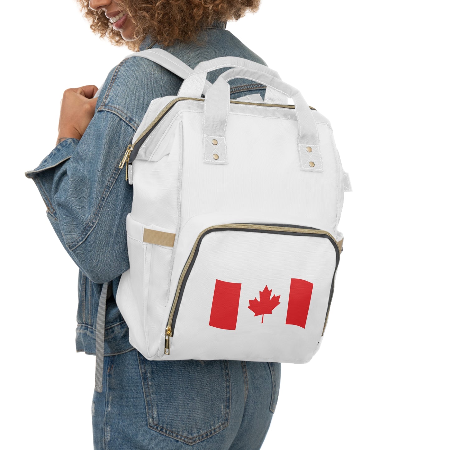 Diaper Backpack- Canadian Flag