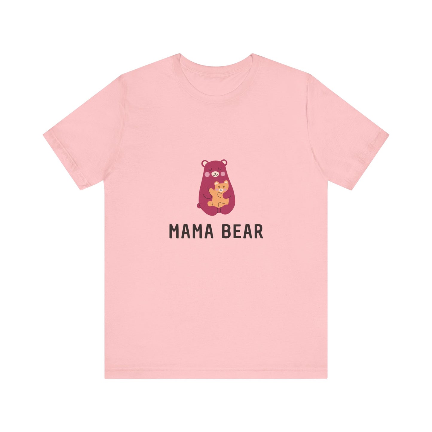 Unisex Jersey Short Sleeve Tee- Pink Mama Bear