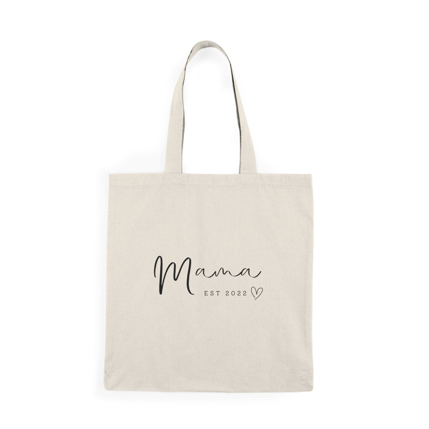 Natural Tote Bag - MAMA EST 2022