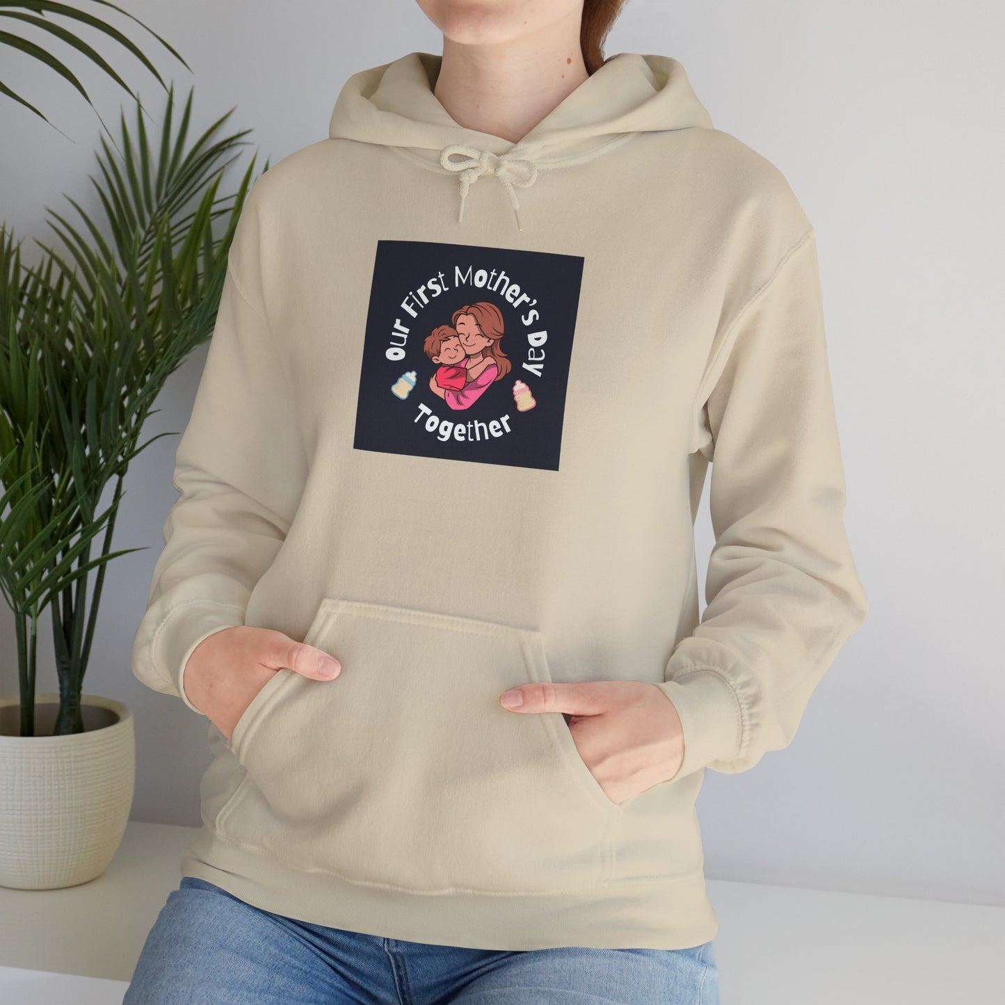 Unisex Hooded Sweatshirt- Our First Mother's Day Together