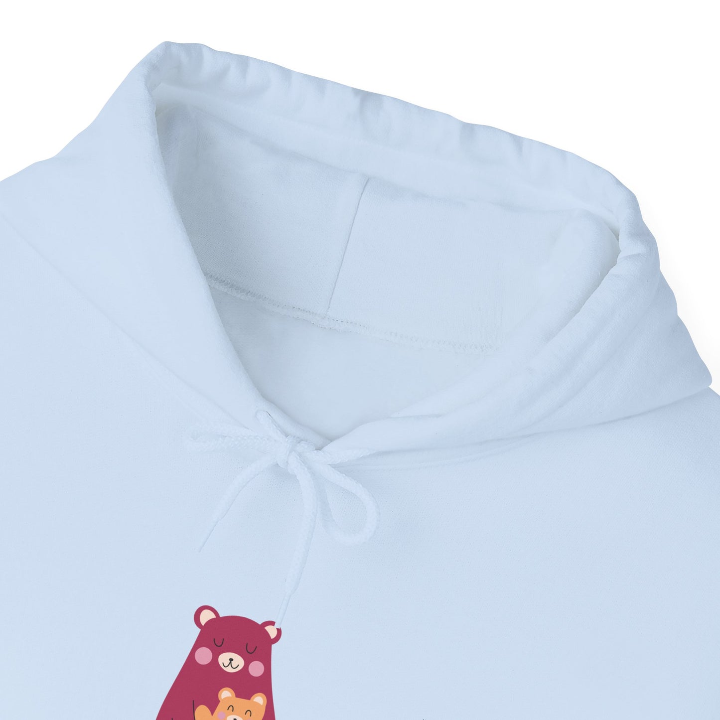 Unisex Hooded Sweatshirt- Pink Mama Bear