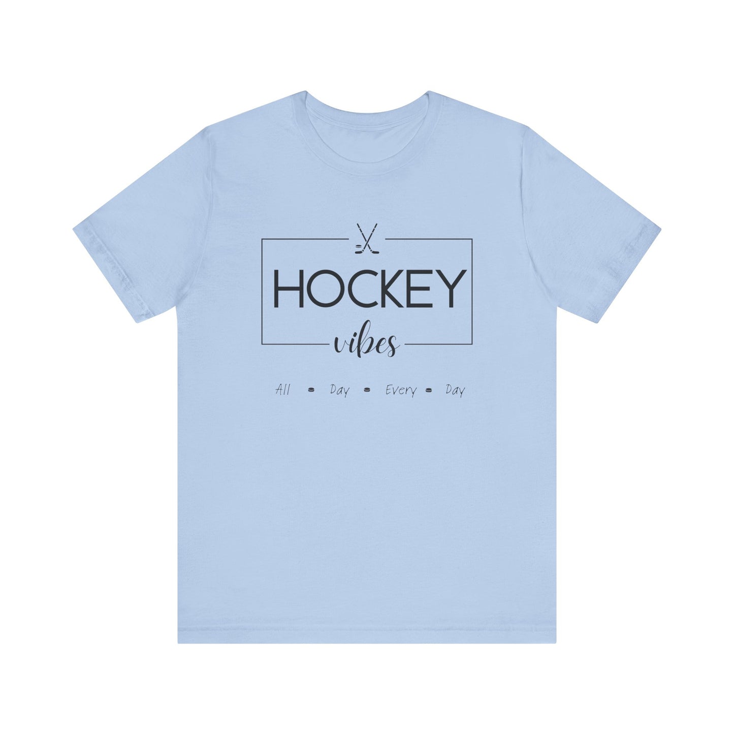Unisex Jersey Short Sleeve Tee- Hockey Vibes