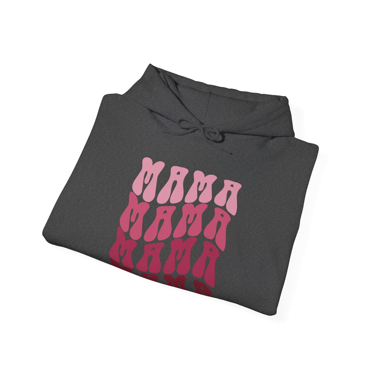Unisex Hooded Sweatshirt- Mama print in pink
