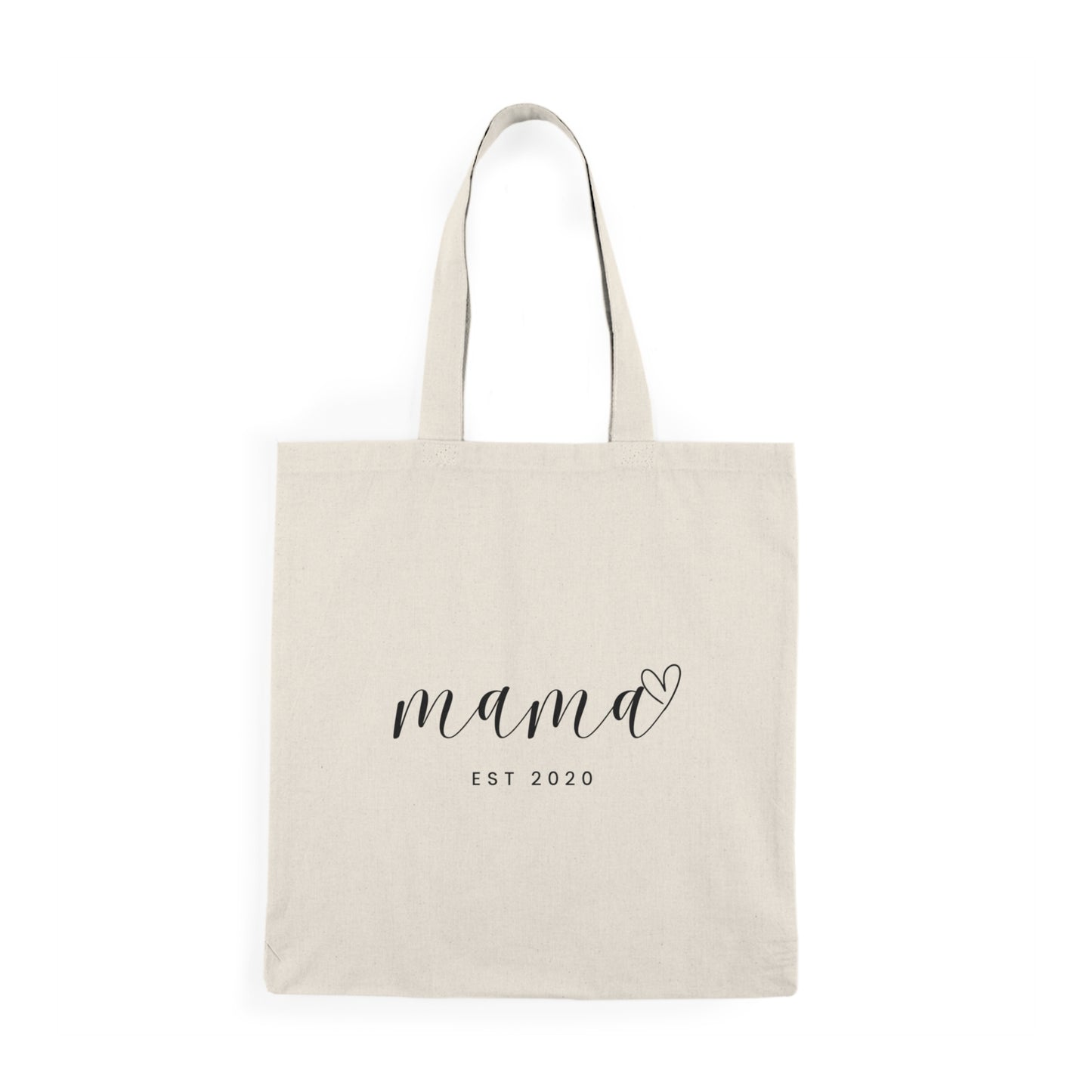 Natural Tote Bag - MAMA EST 2020