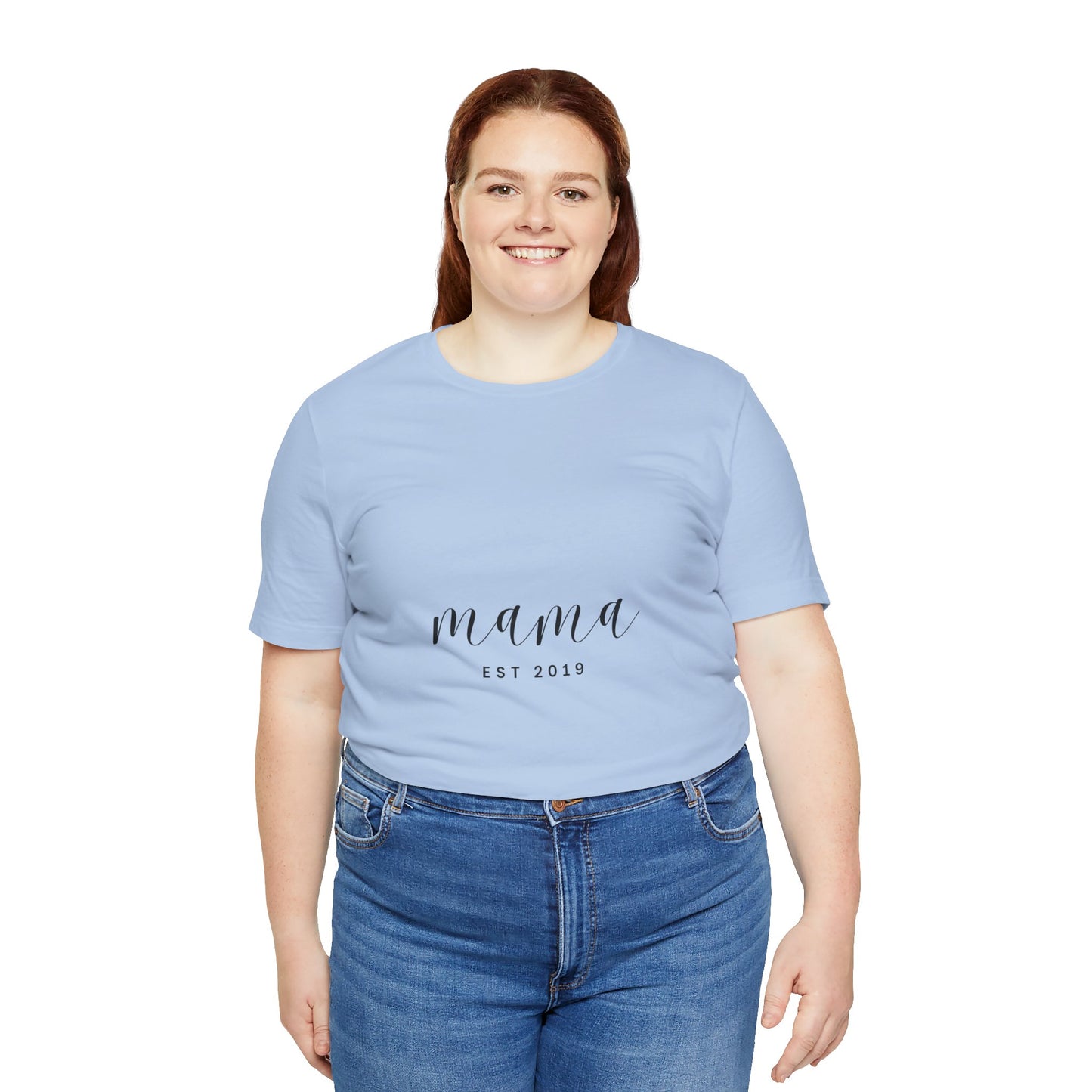 Unisex Jersey Short Sleeve Tee- MAMA EST 2019