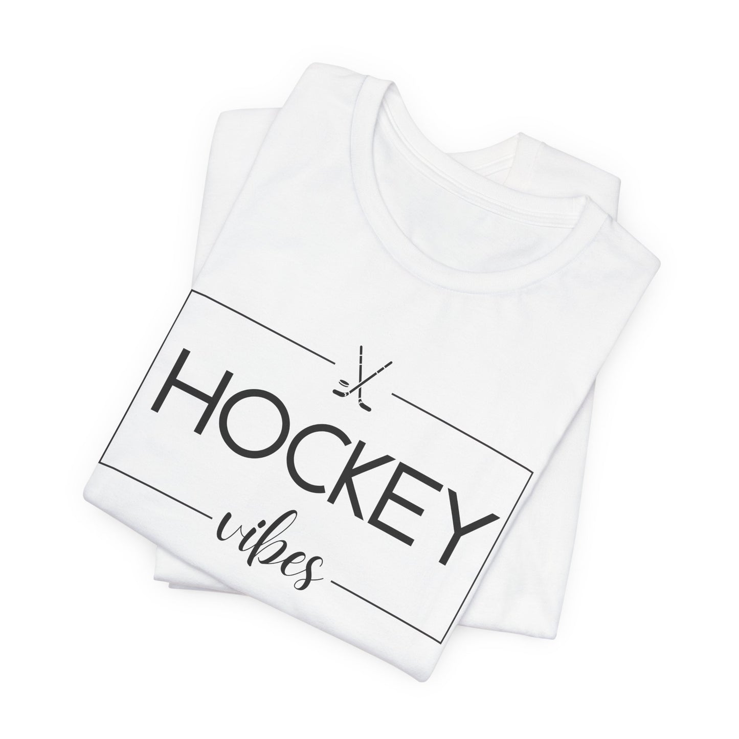 Unisex Jersey Short Sleeve Tee- Hockey Vibes