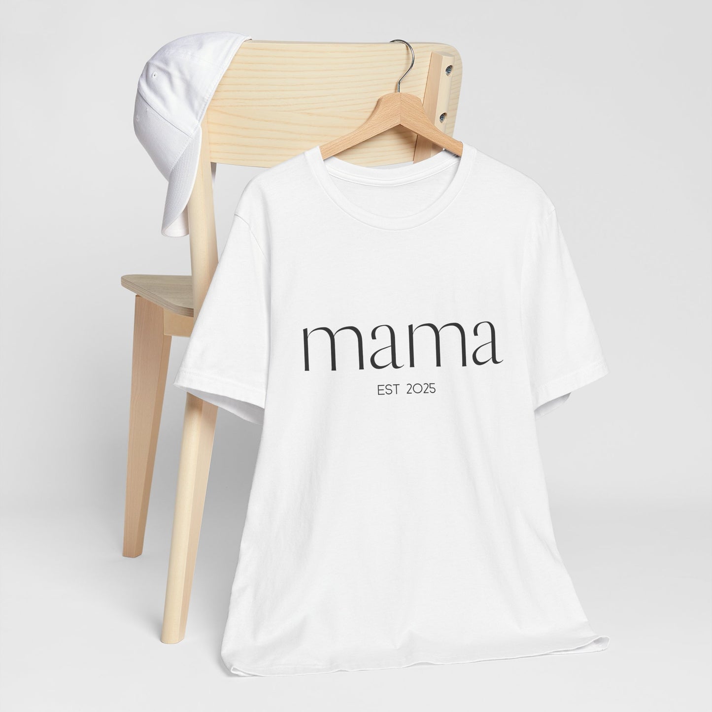 Unisex Jersey Short Sleeve Tee- Mama Est 2025