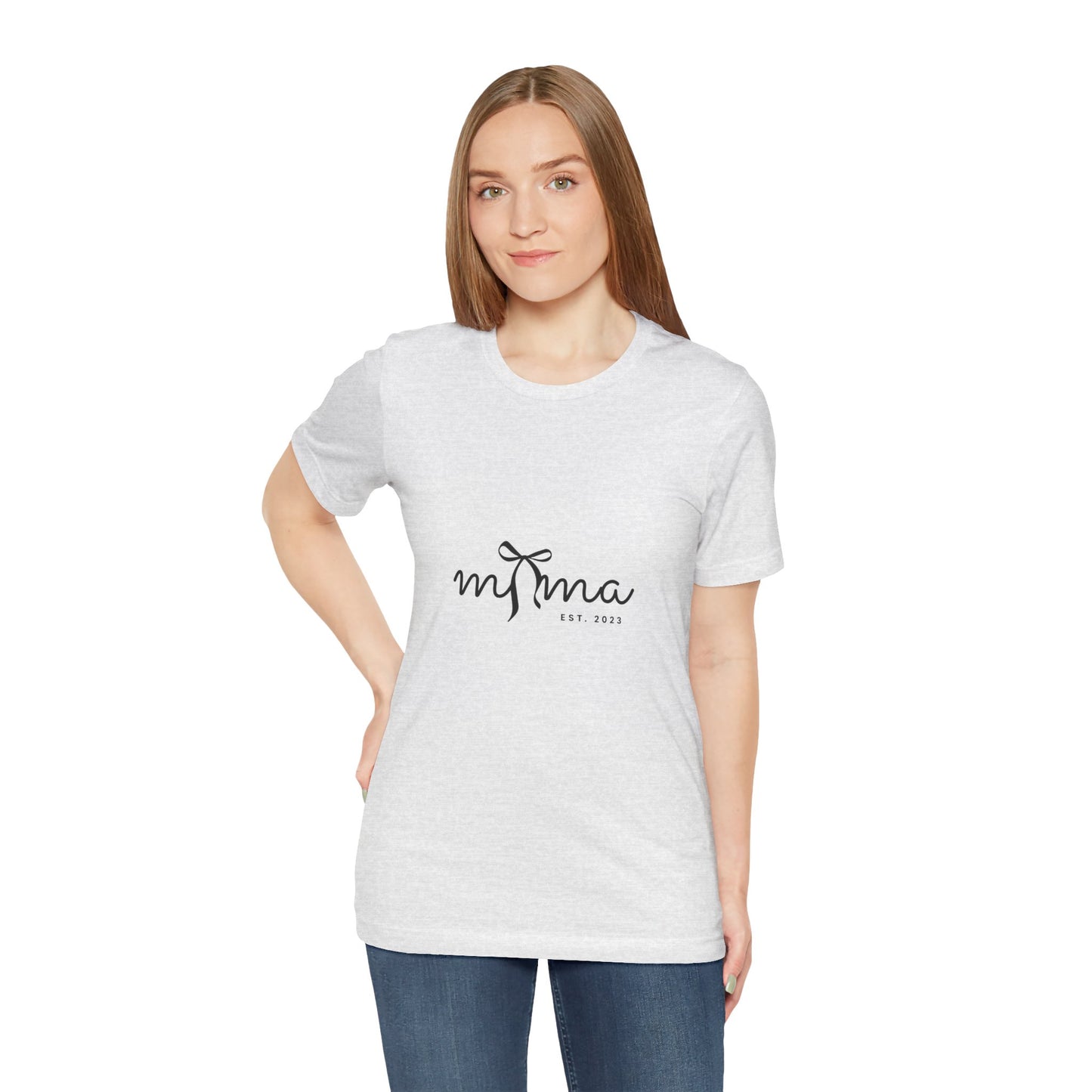 Unisex Jersey Short Sleeve Tee- MAMA EST 2023
