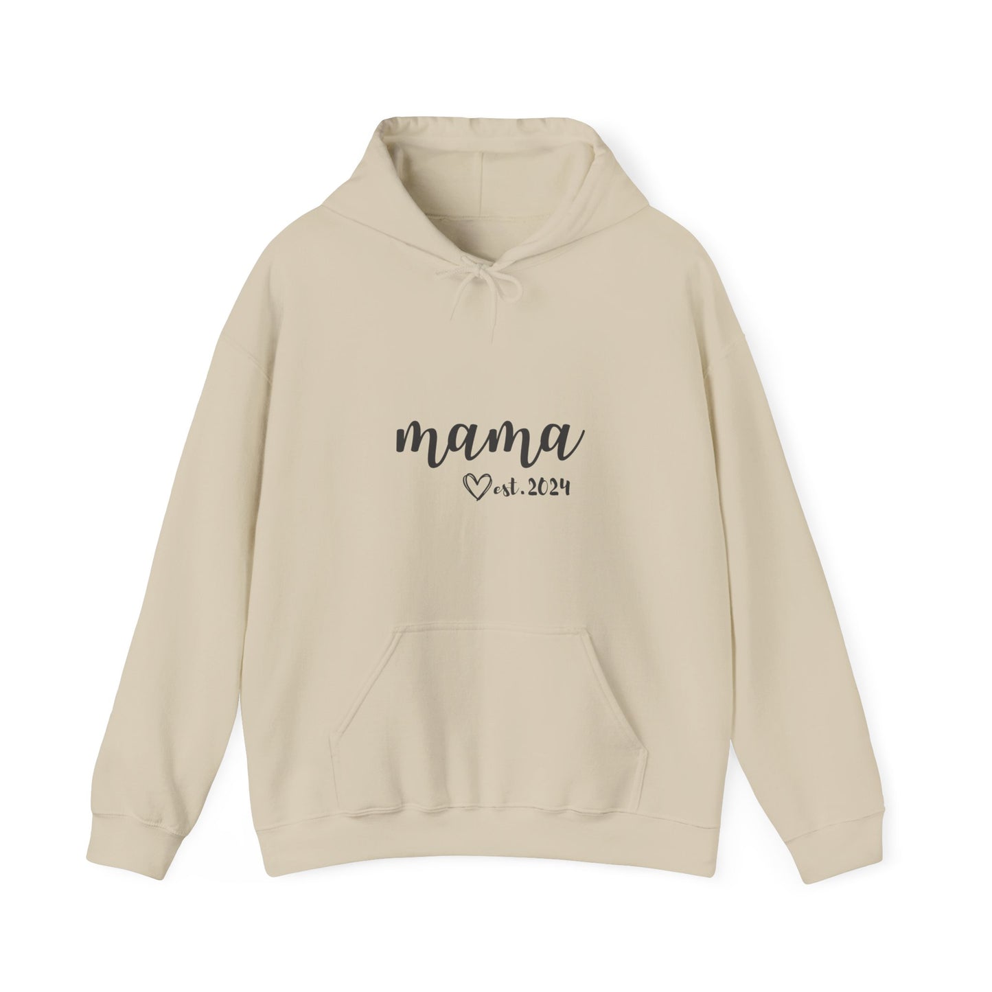 Unisex Hooded Sweatshirt- MAMA EST 2024