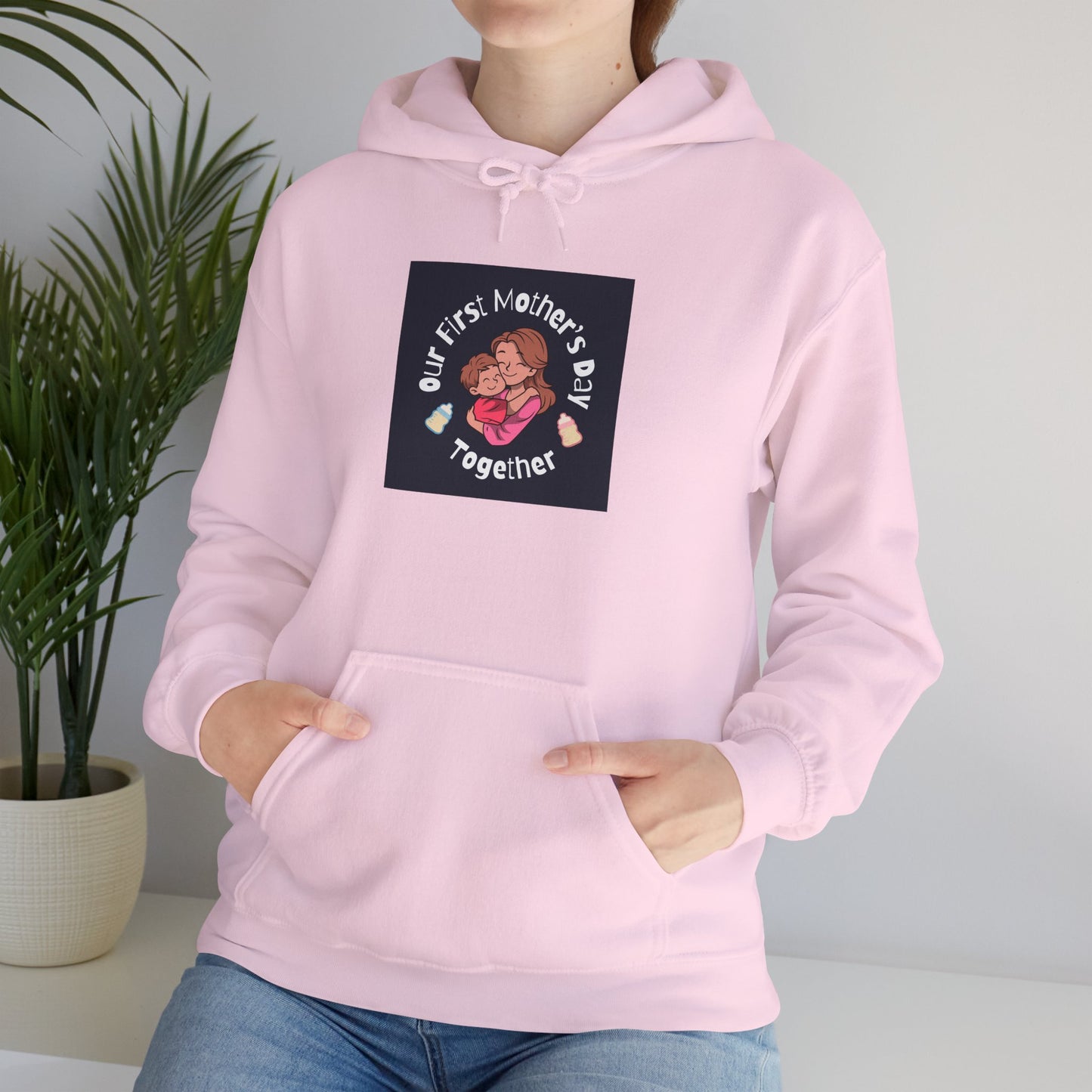 Unisex Hooded Sweatshirt- Our First Mother's Day Together