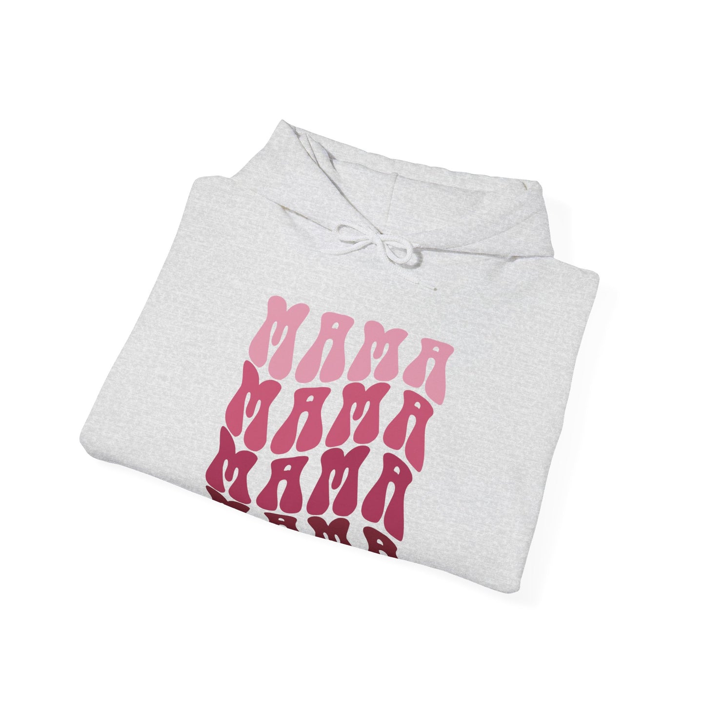 Unisex Hooded Sweatshirt- Mama print in pink