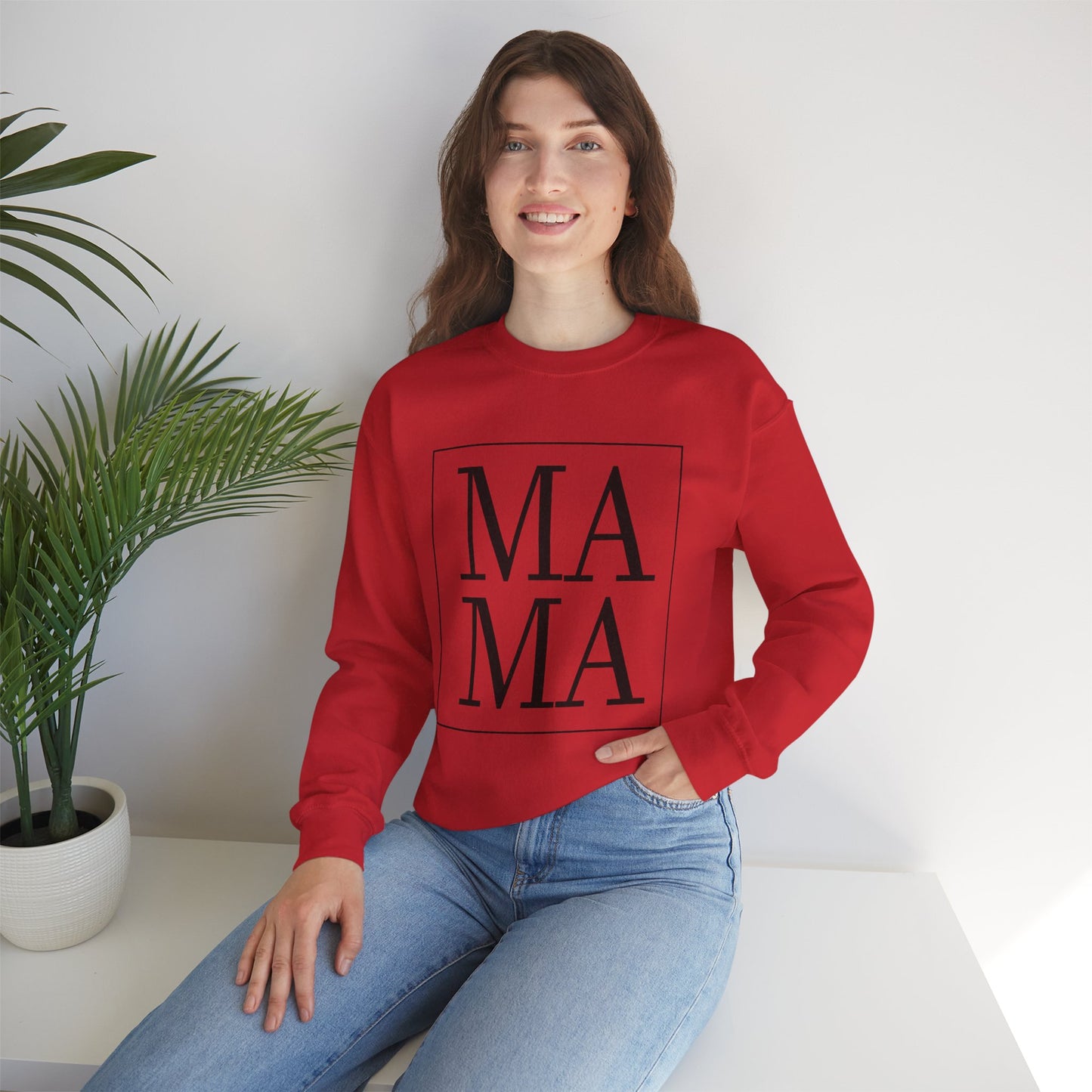 Unisex Sweatshirt with print of MAMA