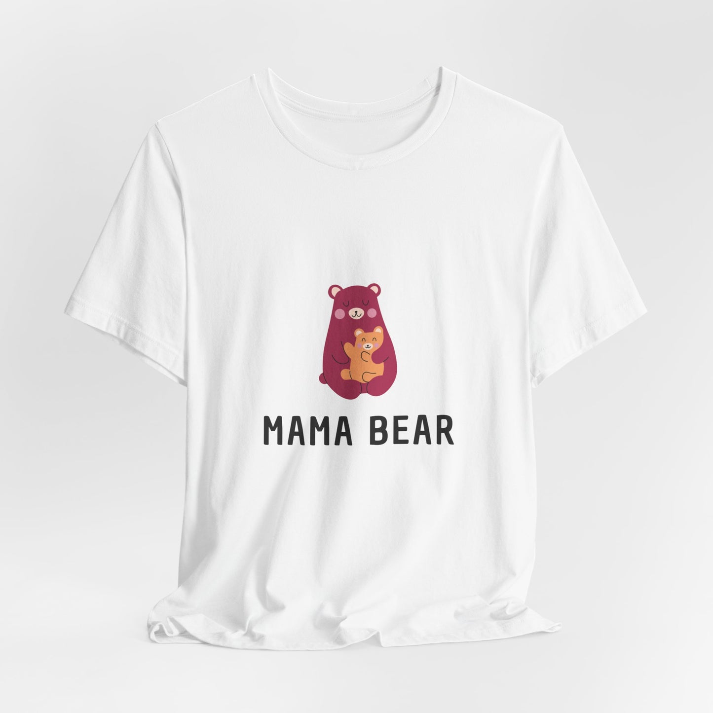 Unisex Jersey Short Sleeve Tee- Pink Mama Bear