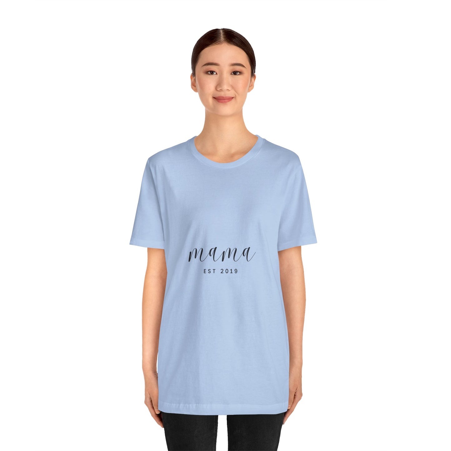 Unisex Jersey Short Sleeve Tee- MAMA EST 2019