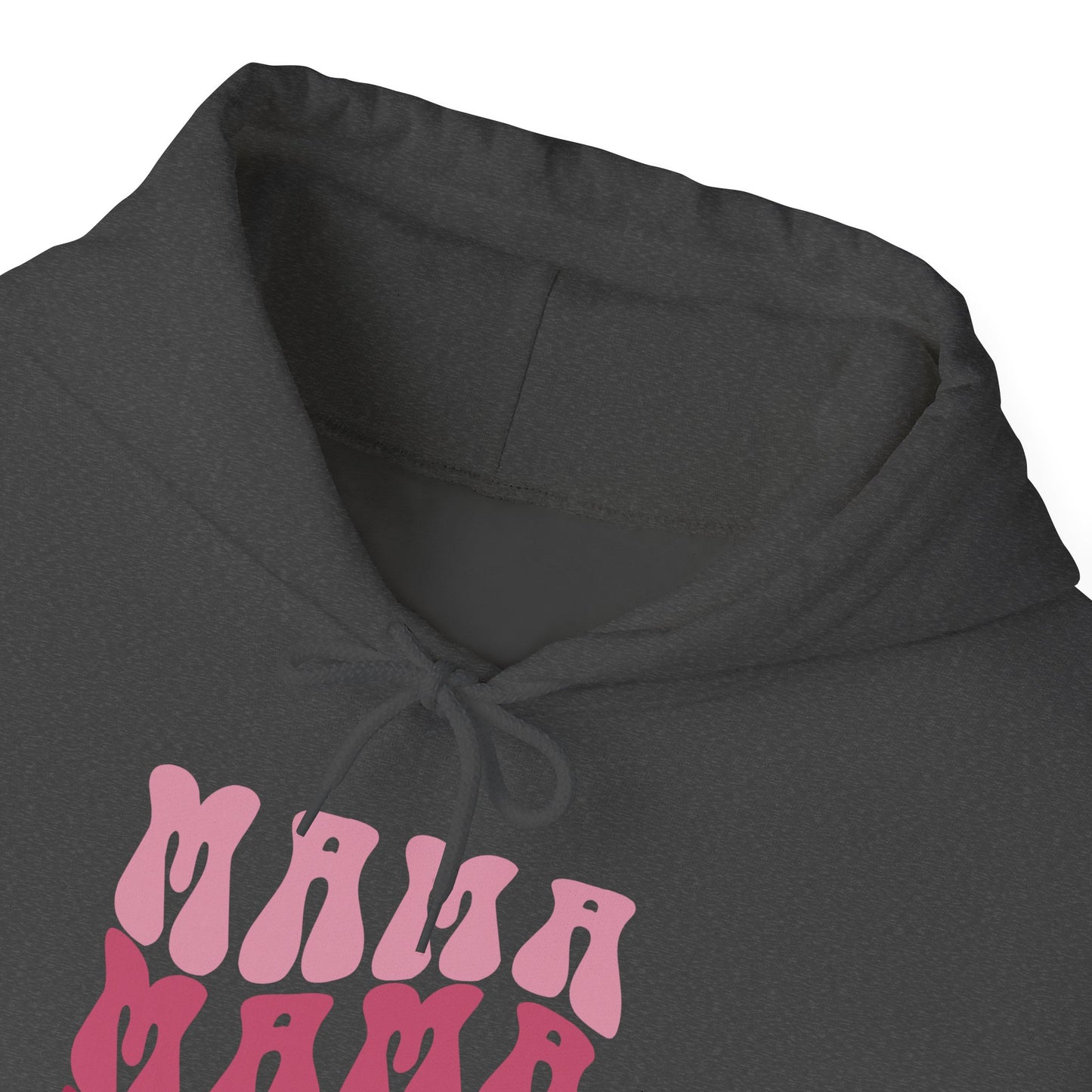 Unisex Hooded Sweatshirt- Mama print in pink