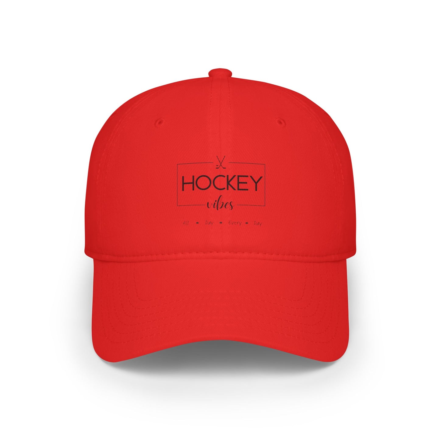 Low Profile Baseball Cap- Hockey Vibes