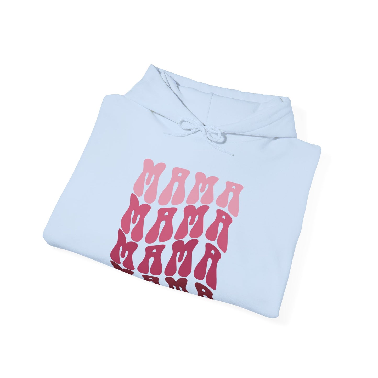 Unisex Hooded Sweatshirt- Mama print in pink
