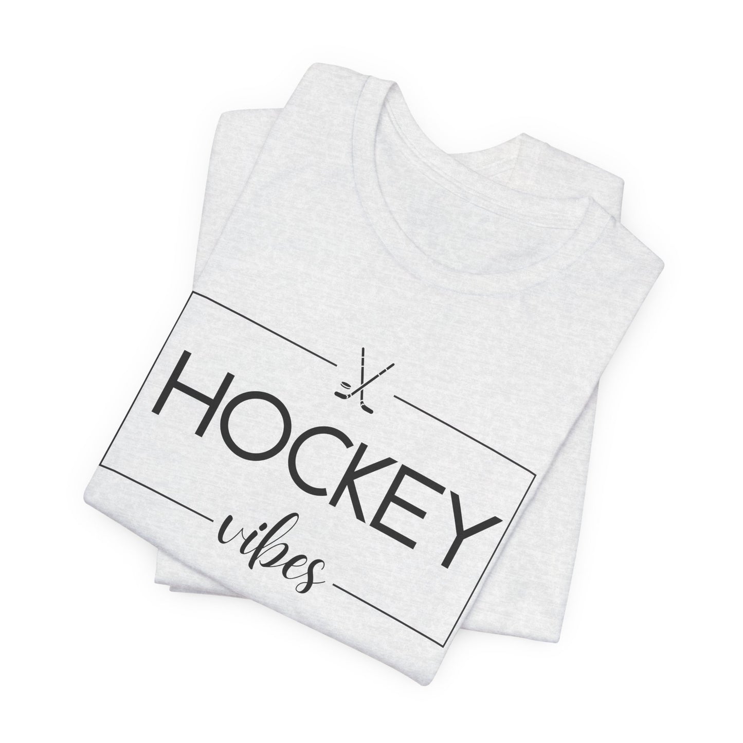 Unisex Jersey Short Sleeve Tee- Hockey Vibes