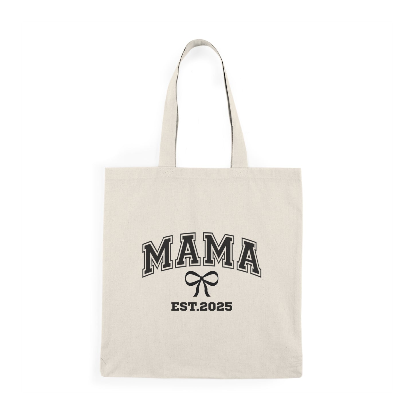 Natural Tote Bag - MAMA EST 2025