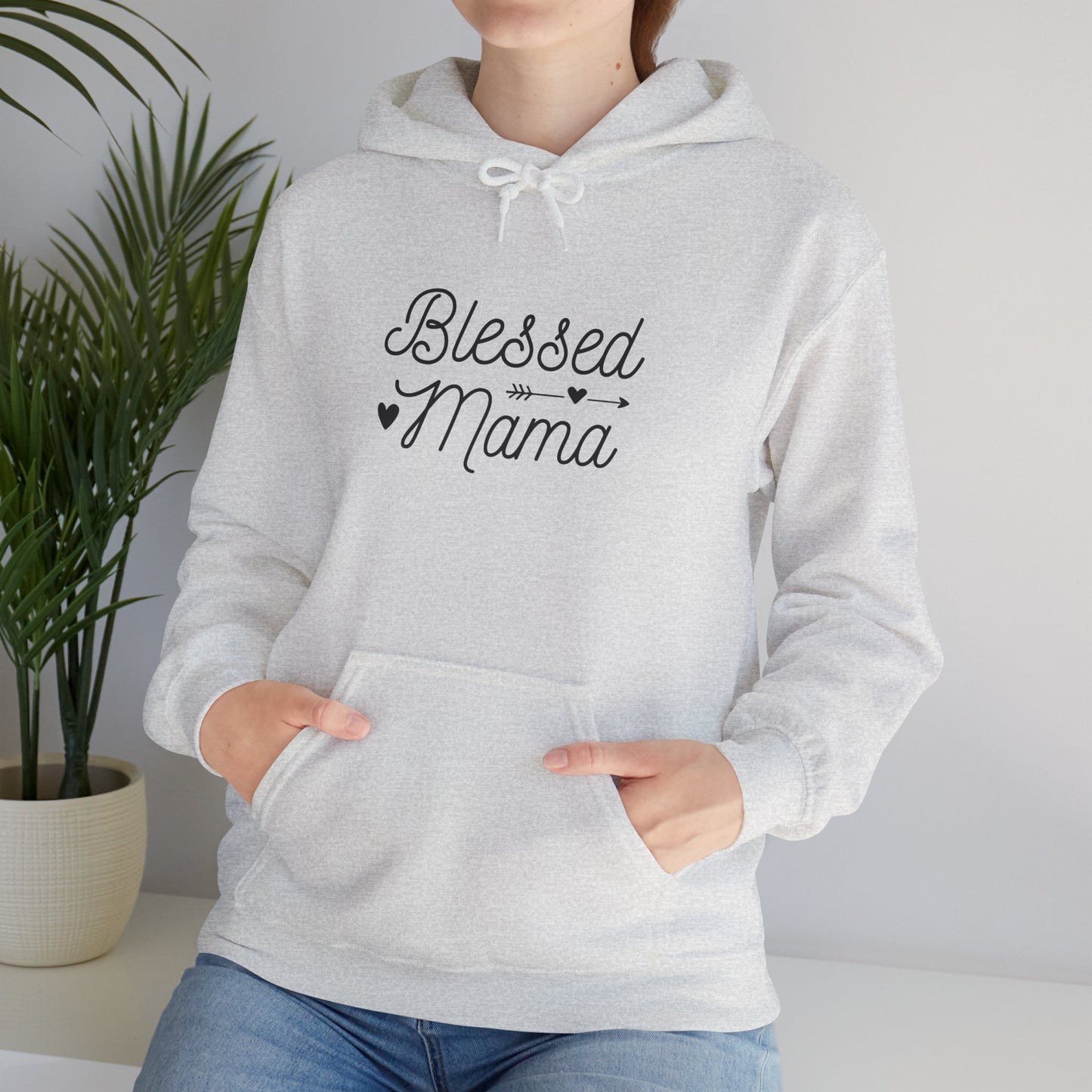 Unisex Hooded Sweatshirt- Blessed Mama