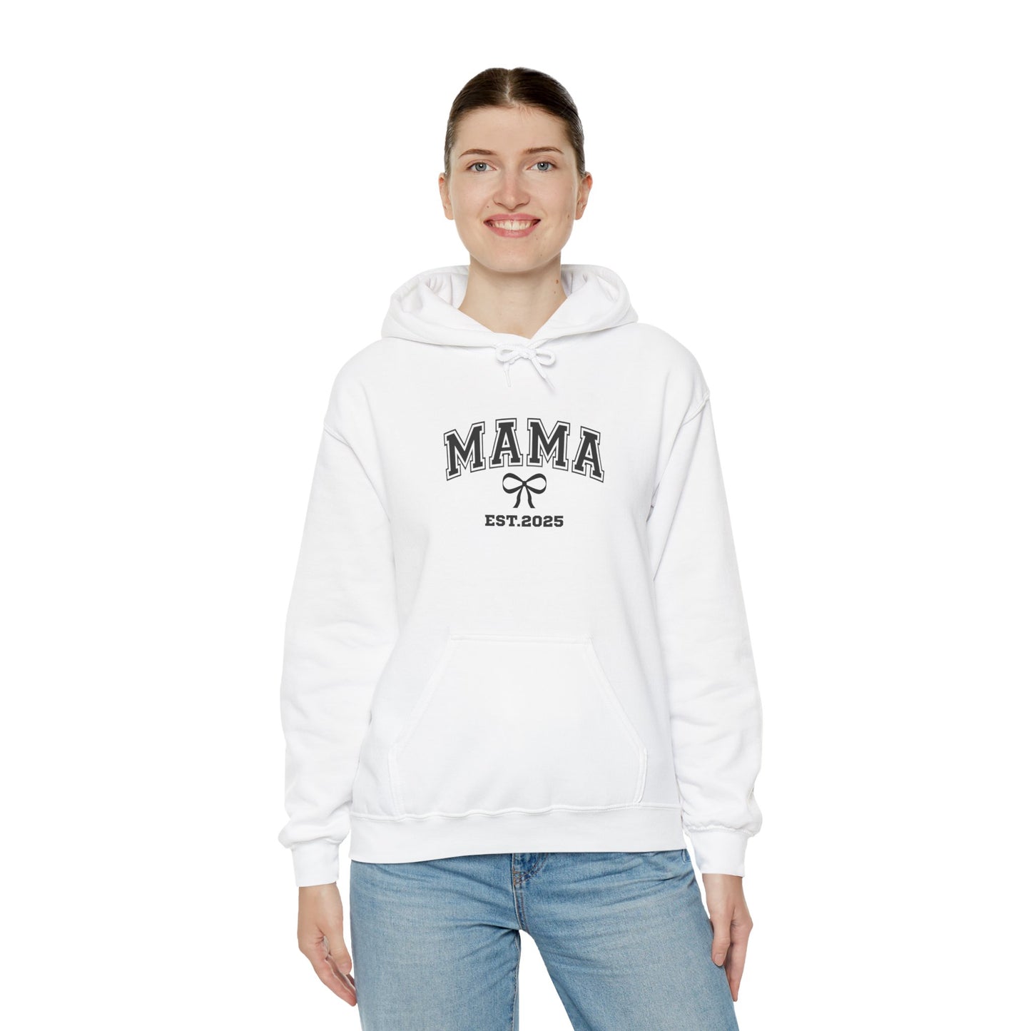 Unisex Hooded Sweatshirt- MAMA EST 2025