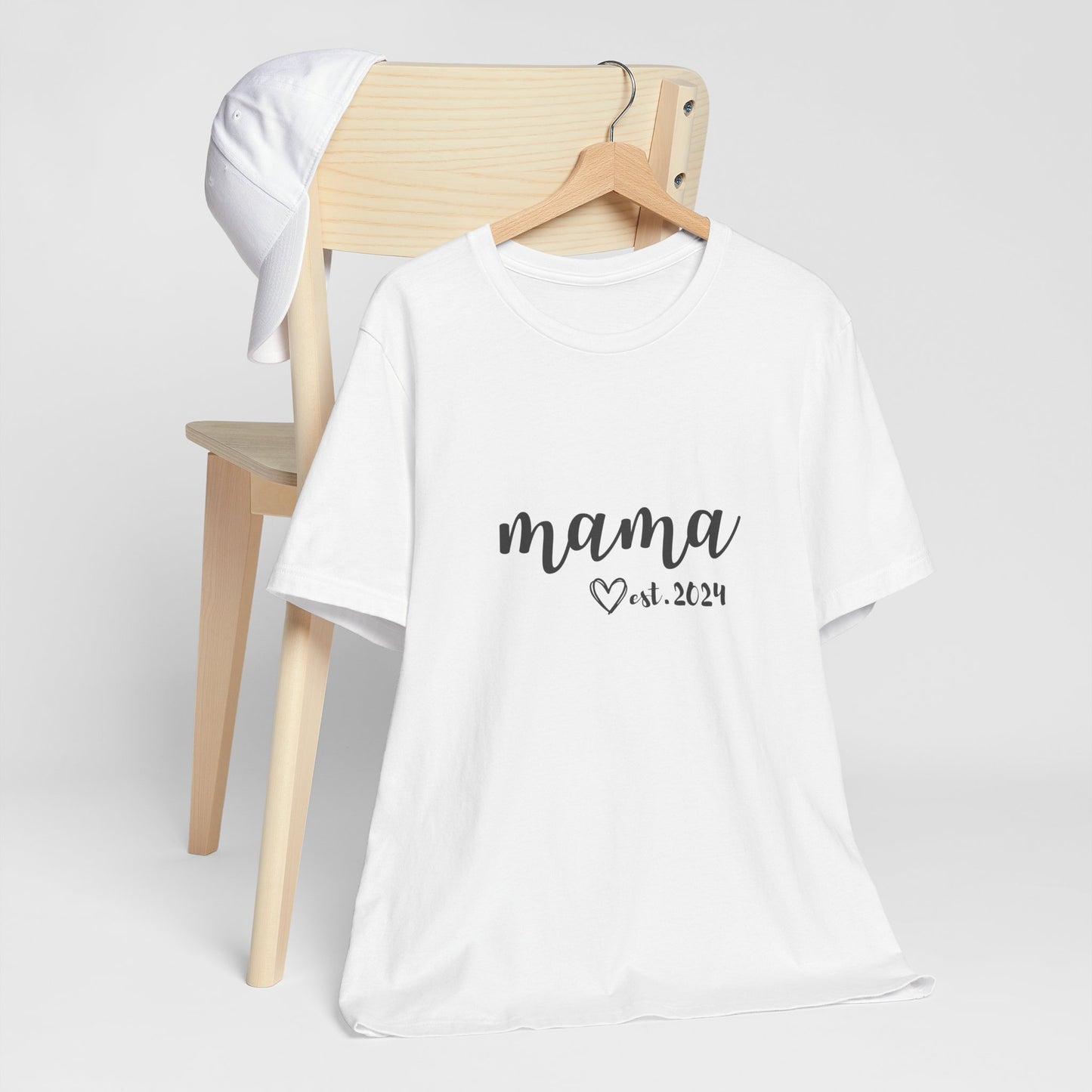 Unisex Jersey Short Sleeve Tee- MAMA EST 2024