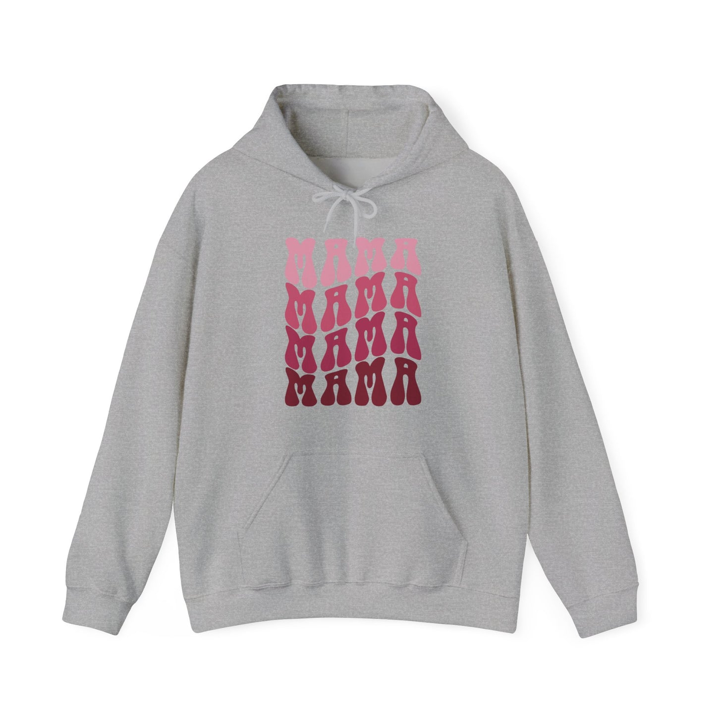 Unisex Hooded Sweatshirt- Mama print in pink