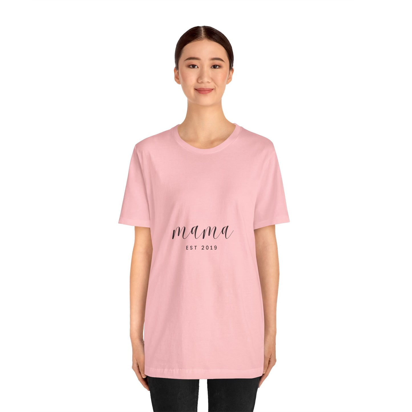 Unisex Jersey Short Sleeve Tee- MAMA EST 2019