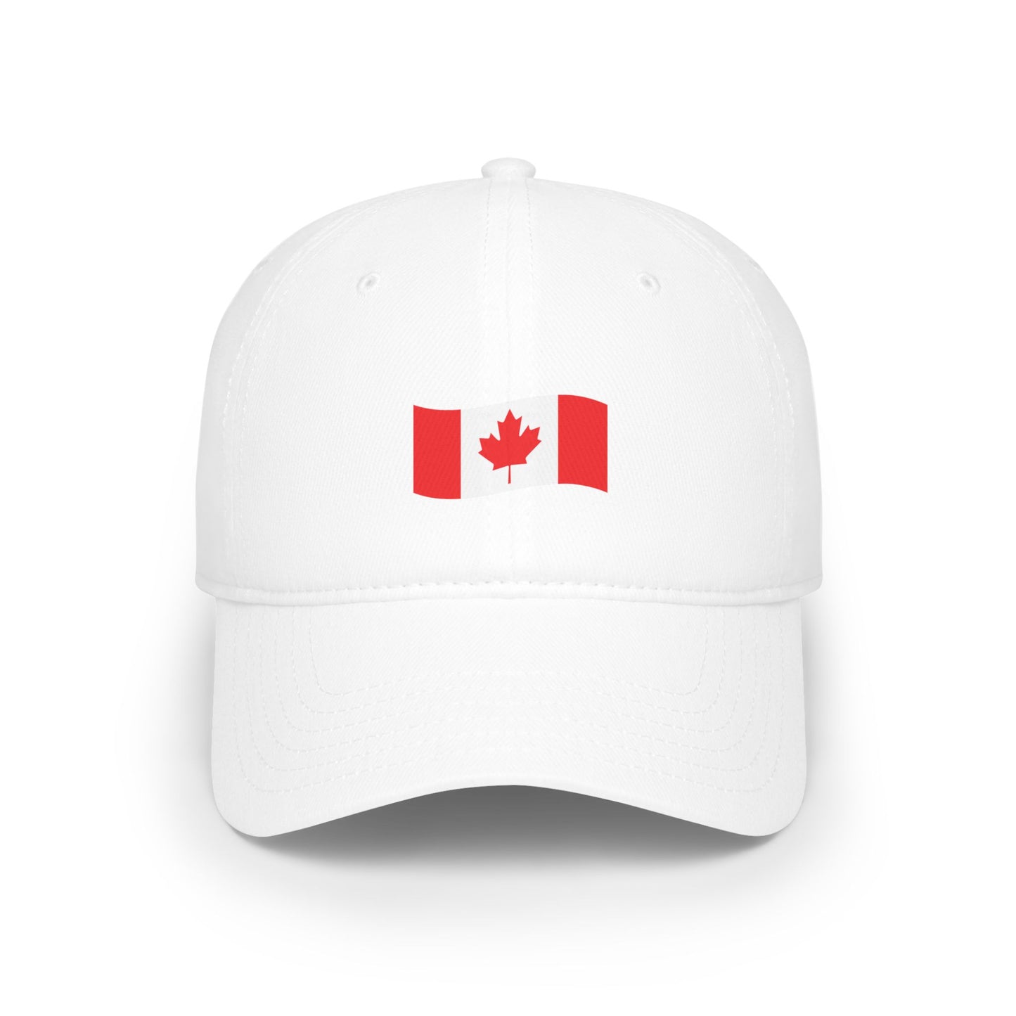 Low Profile Baseball Cap- Canadian Flag