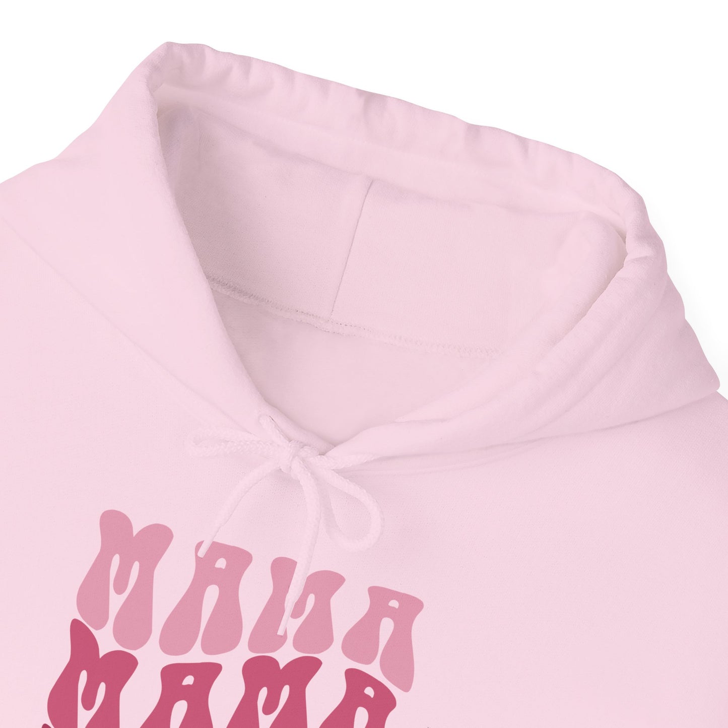 Unisex Hooded Sweatshirt- Mama print in pink