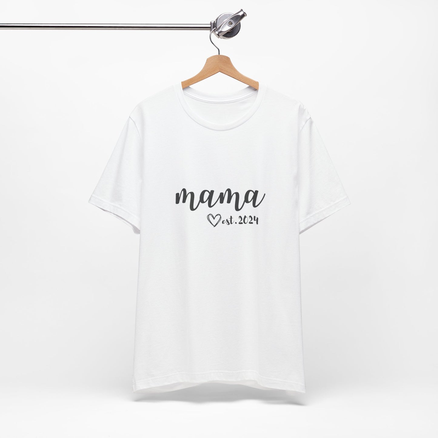 Unisex Jersey Short Sleeve Tee- MAMA EST 2024