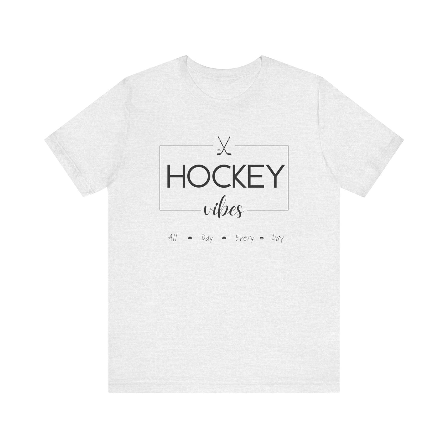 Unisex Jersey Short Sleeve Tee- Hockey Vibes