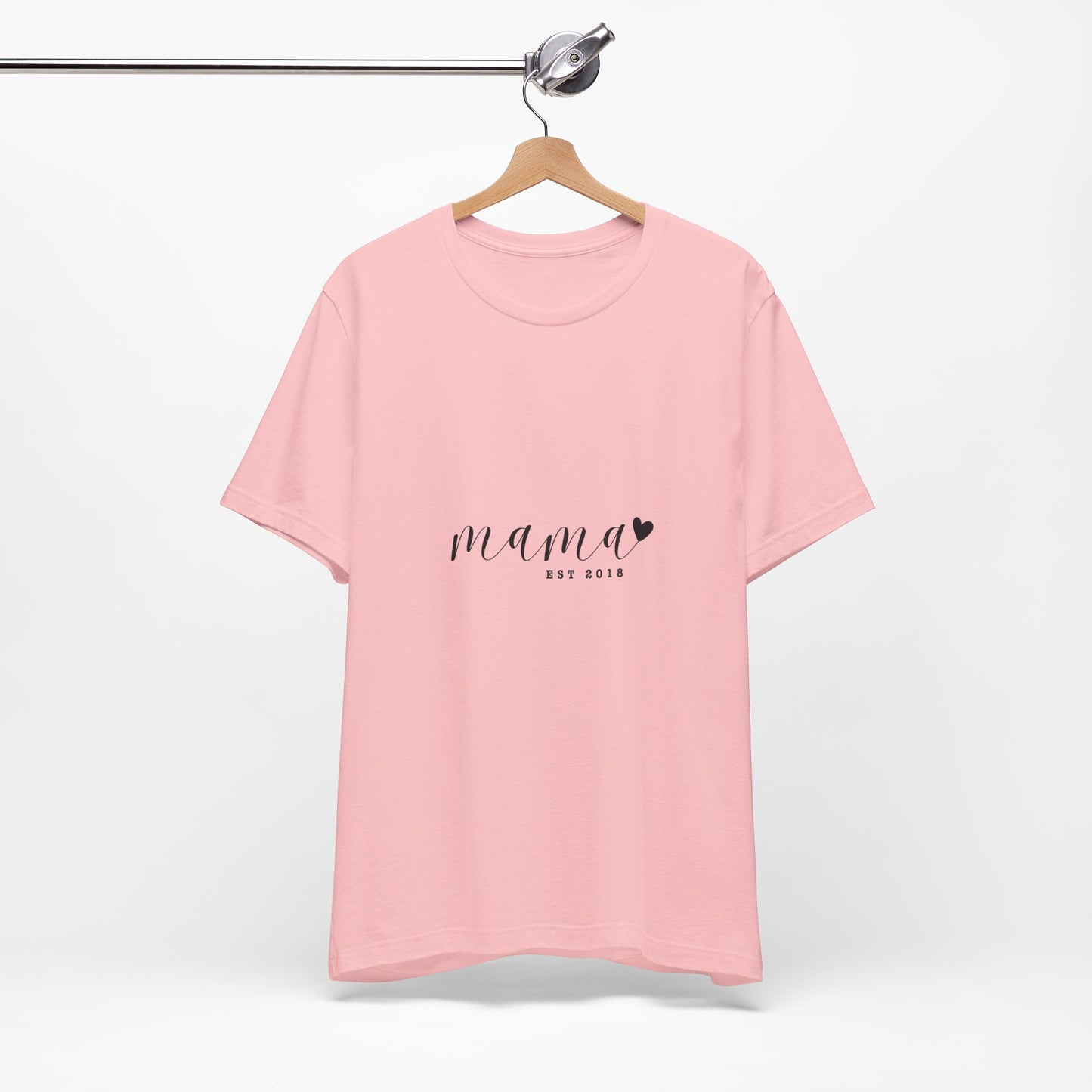 Unisex Jersey Short Sleeve Tee- MAMA EST 2018
