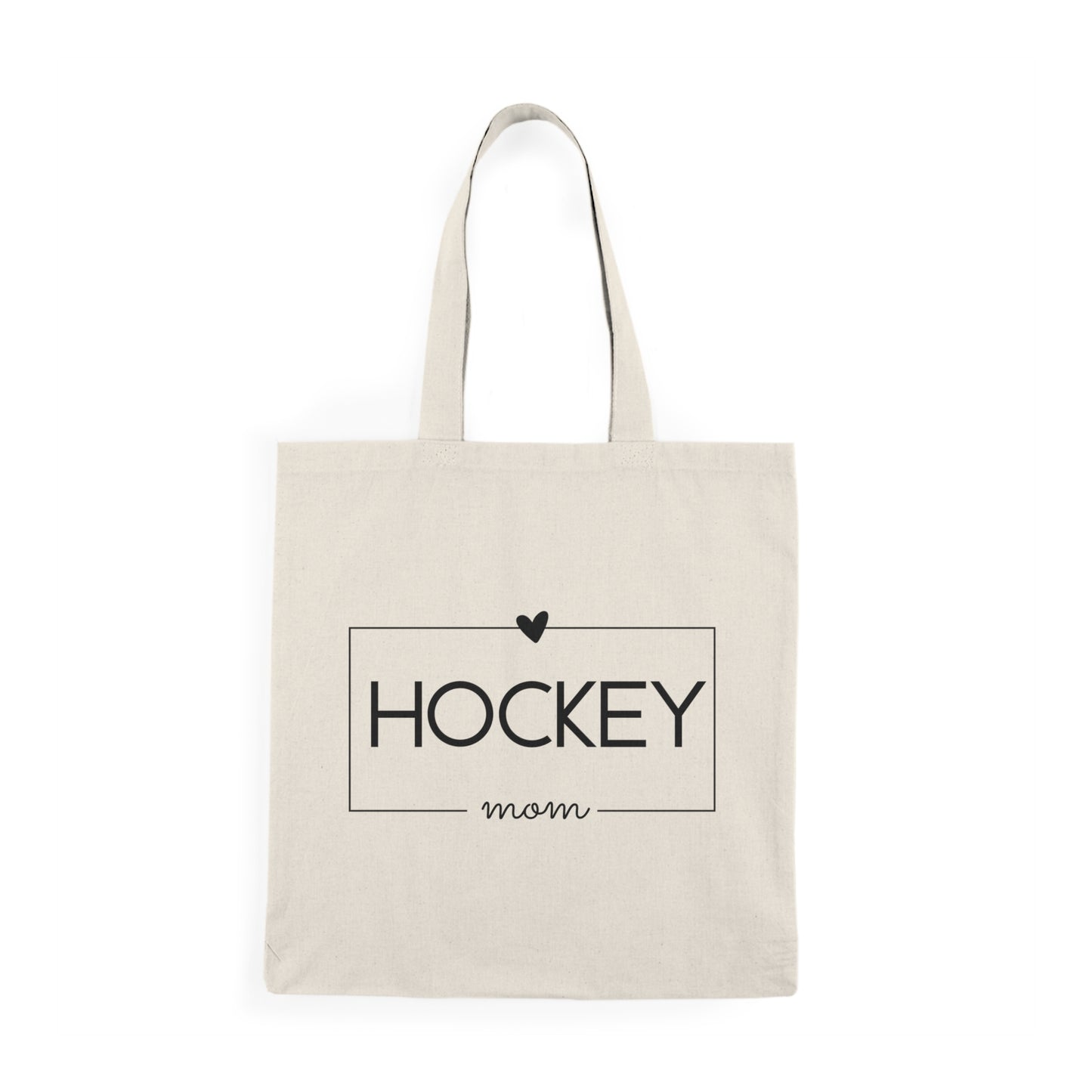 Natural Tote Bag - Hockey Mom