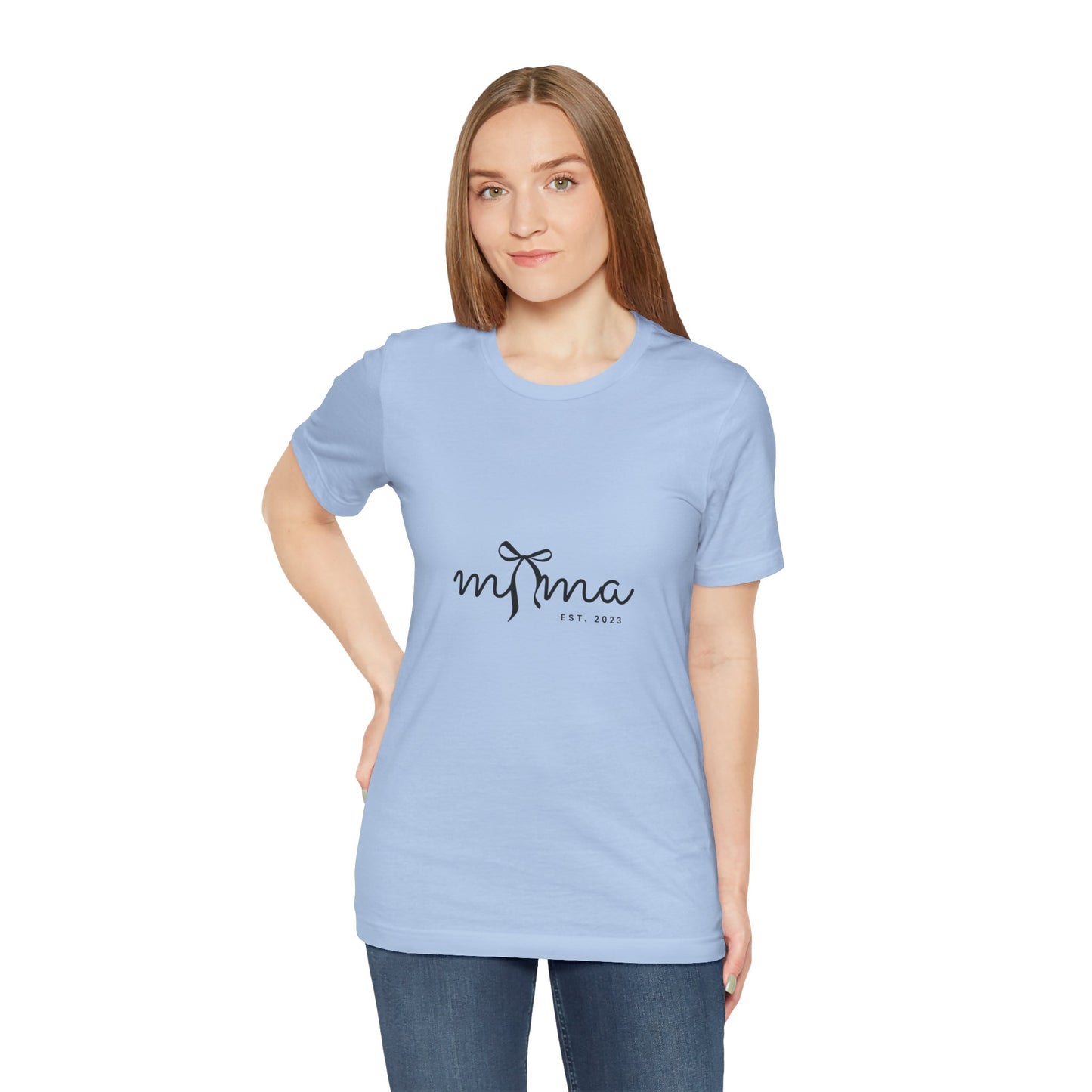 Unisex Jersey Short Sleeve Tee- MAMA EST 2023