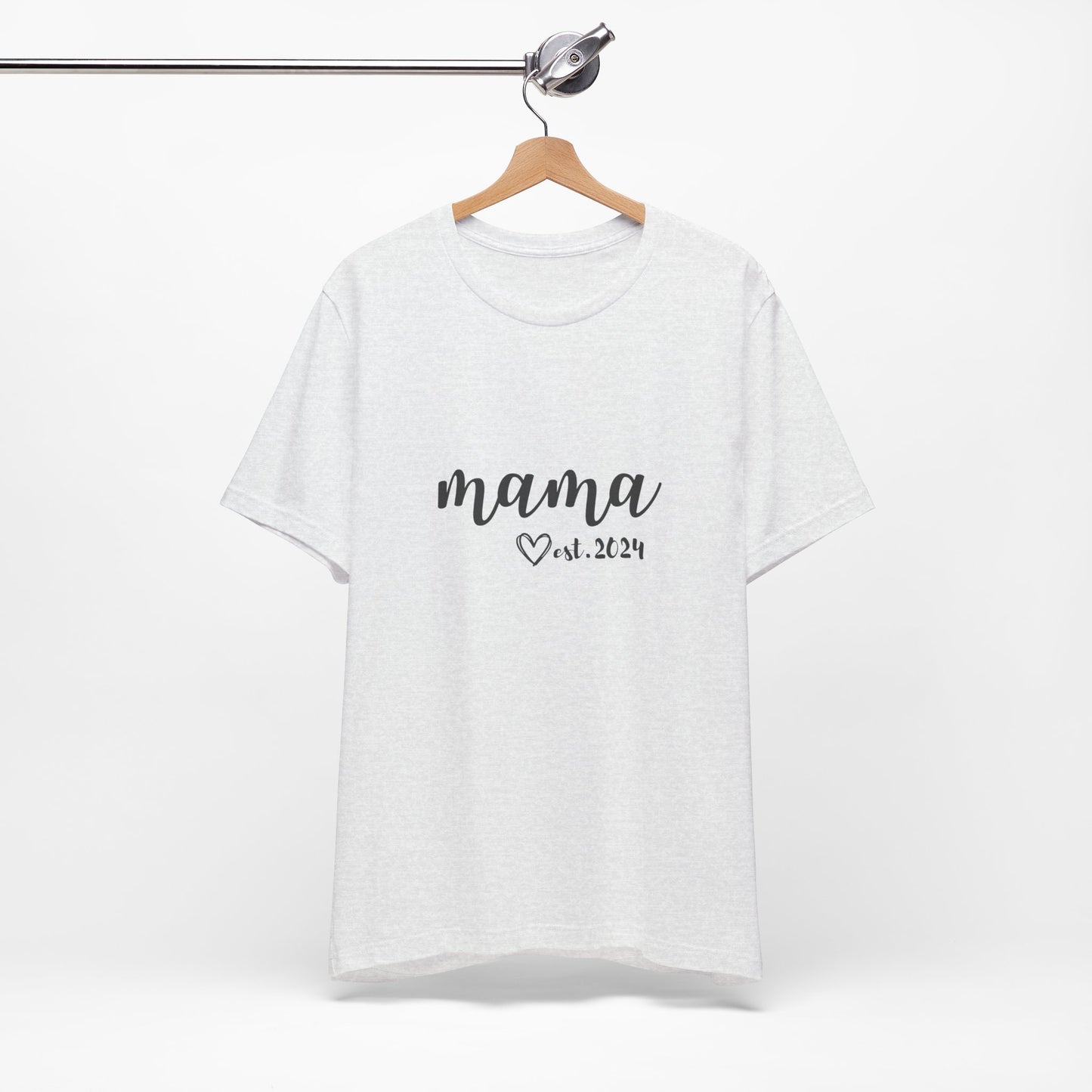 Unisex Jersey Short Sleeve Tee- MAMA EST 2024